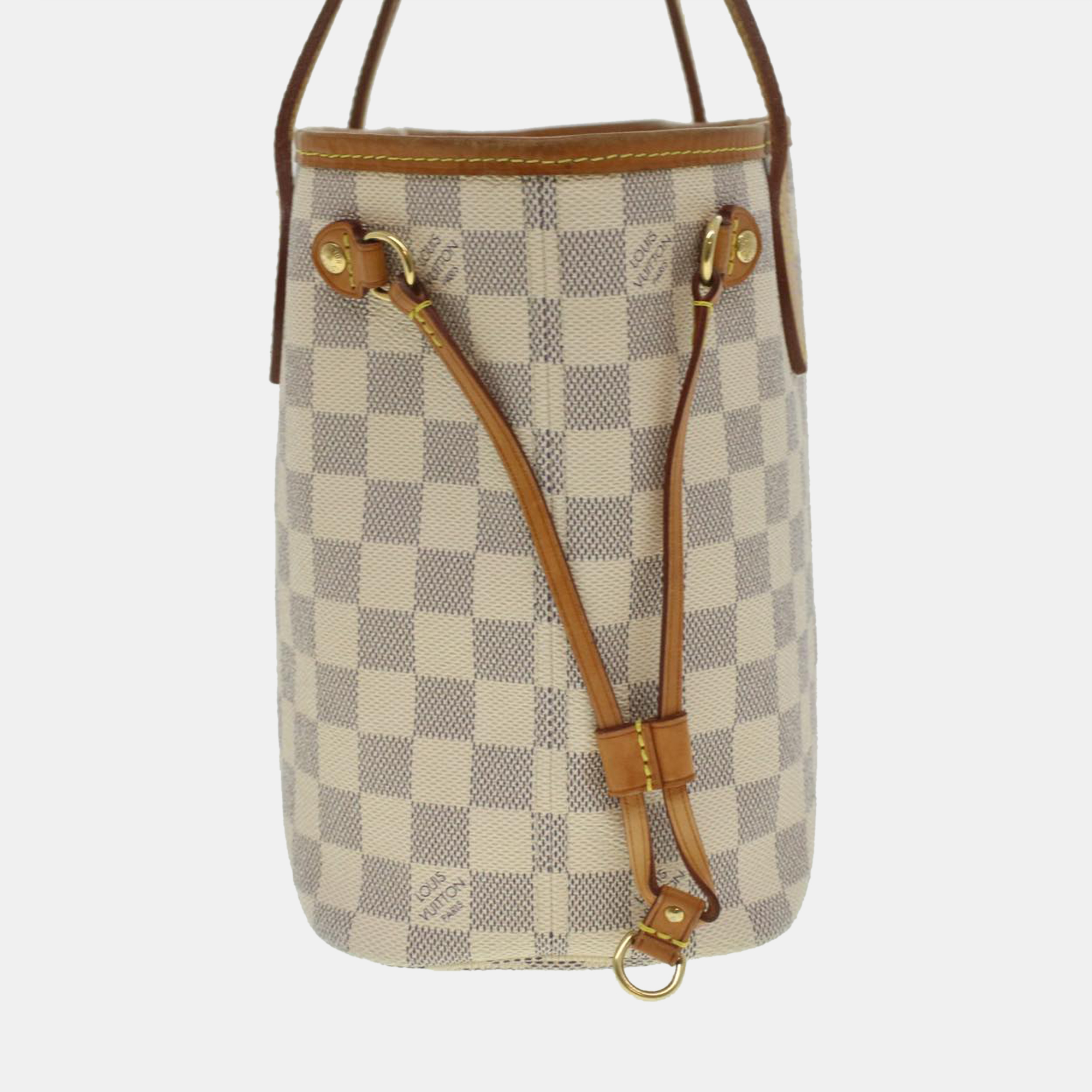 

Louis Vuitton White Damier Azur Canvas Neverfull PM Tote Bag