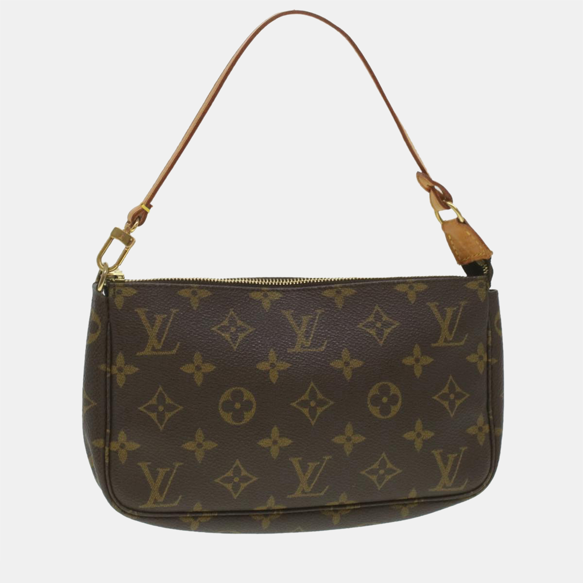 

Louis Vuitton Brown Monogram Canvas Pochette Accessoires Shoulder Bag