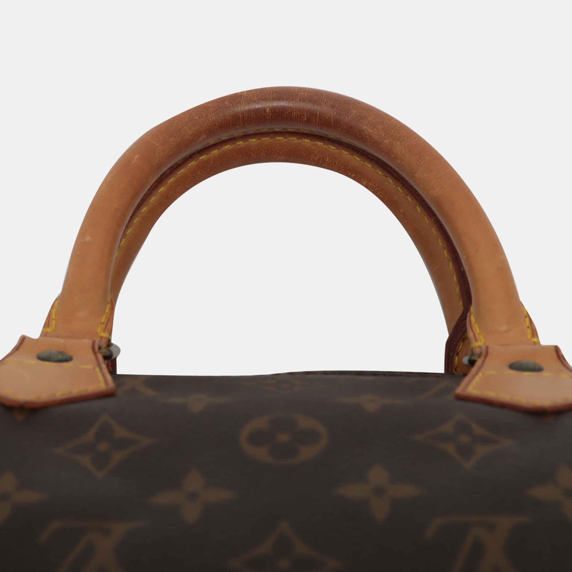 

Louis Vuitton Brown Monogram Canvas Speedy 35 Top Handle Bag