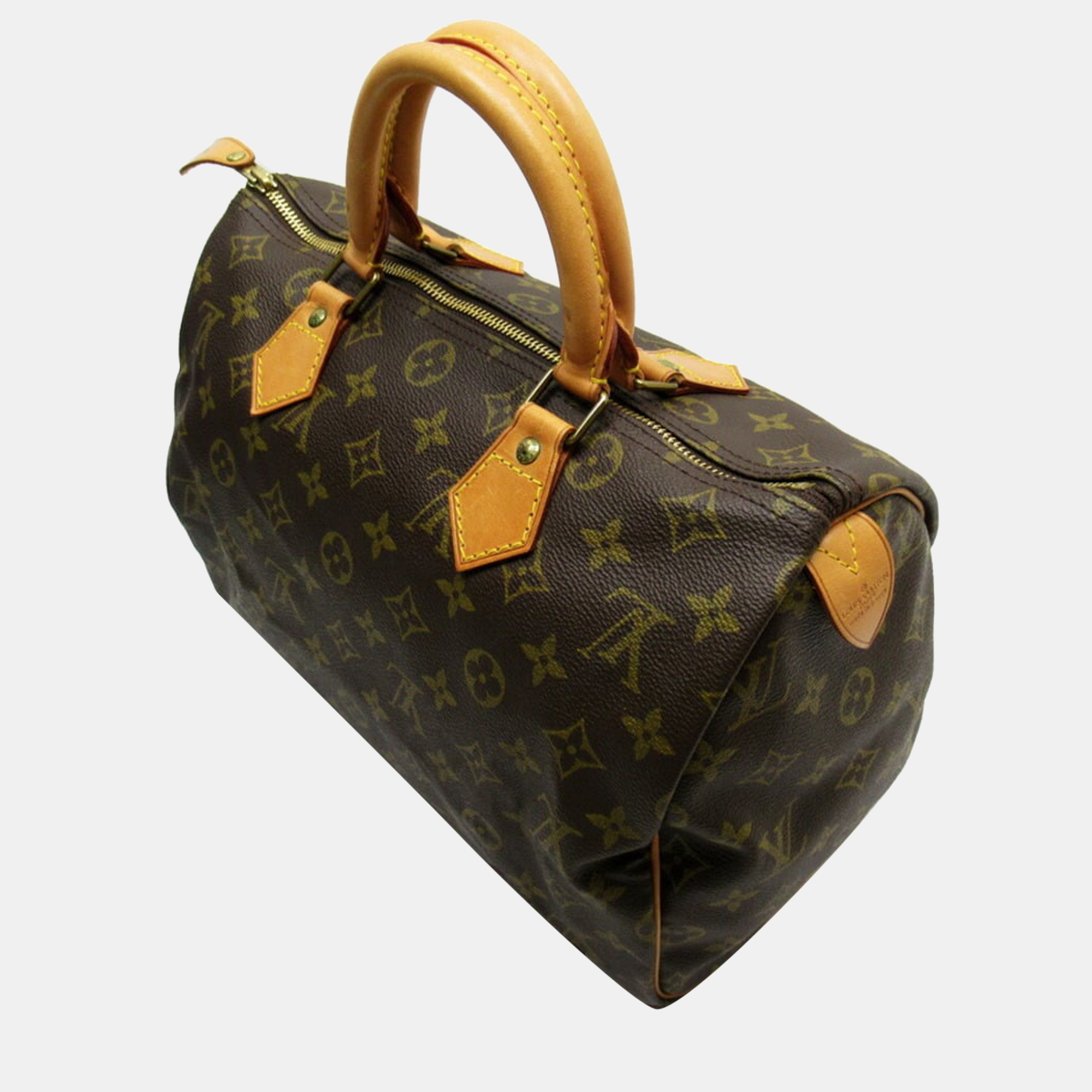 

Louis Vuitton Brown Monogram Canvas Speedy 30 Top Handle Bag