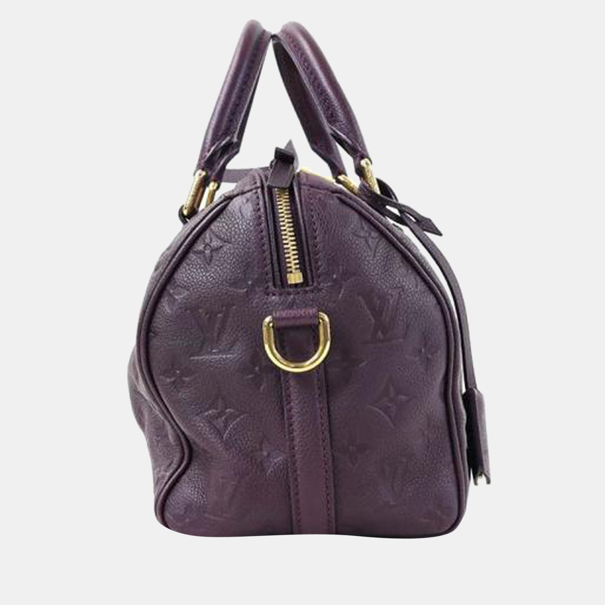 

Louis Vuitton Purple Monogram Empreinte Leather Speedy Bandouliere 25 Shoulder Bag