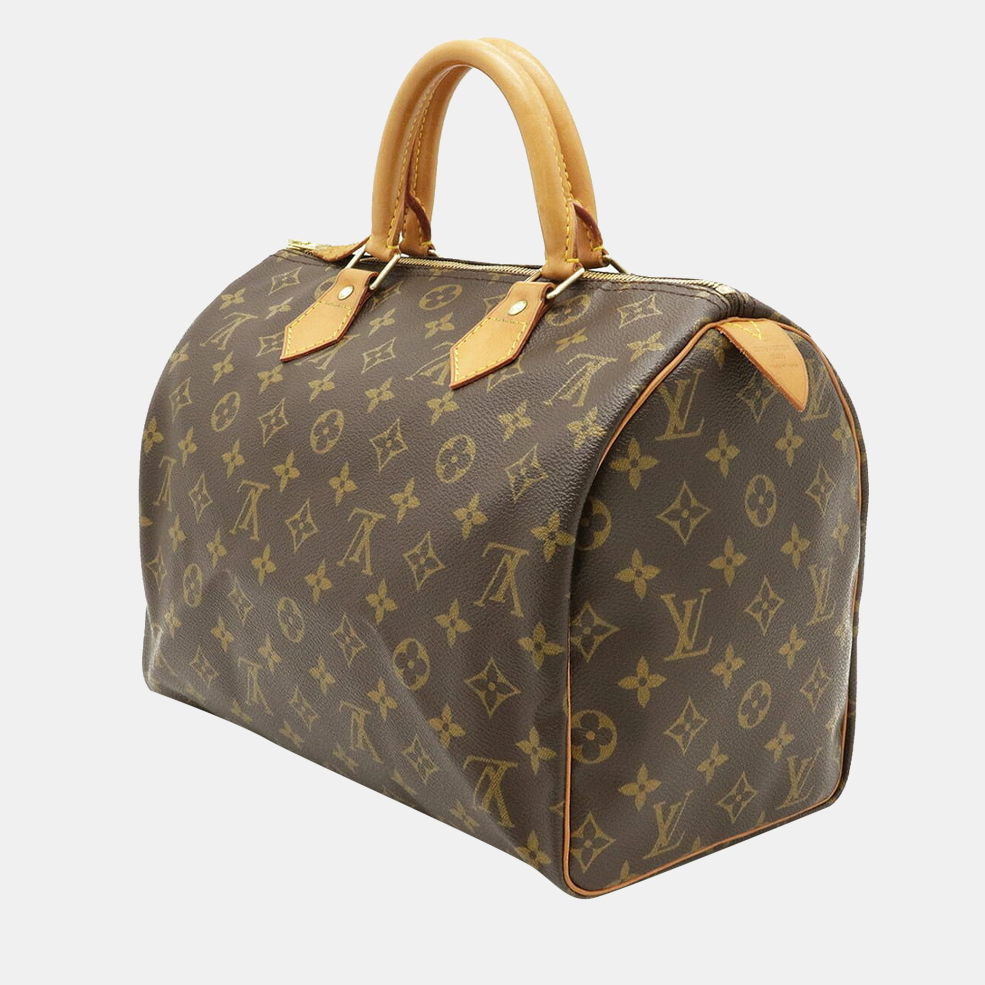 

Louis Vuitton Brown Monogram Canvas Speedy 30 Top Handle Bag