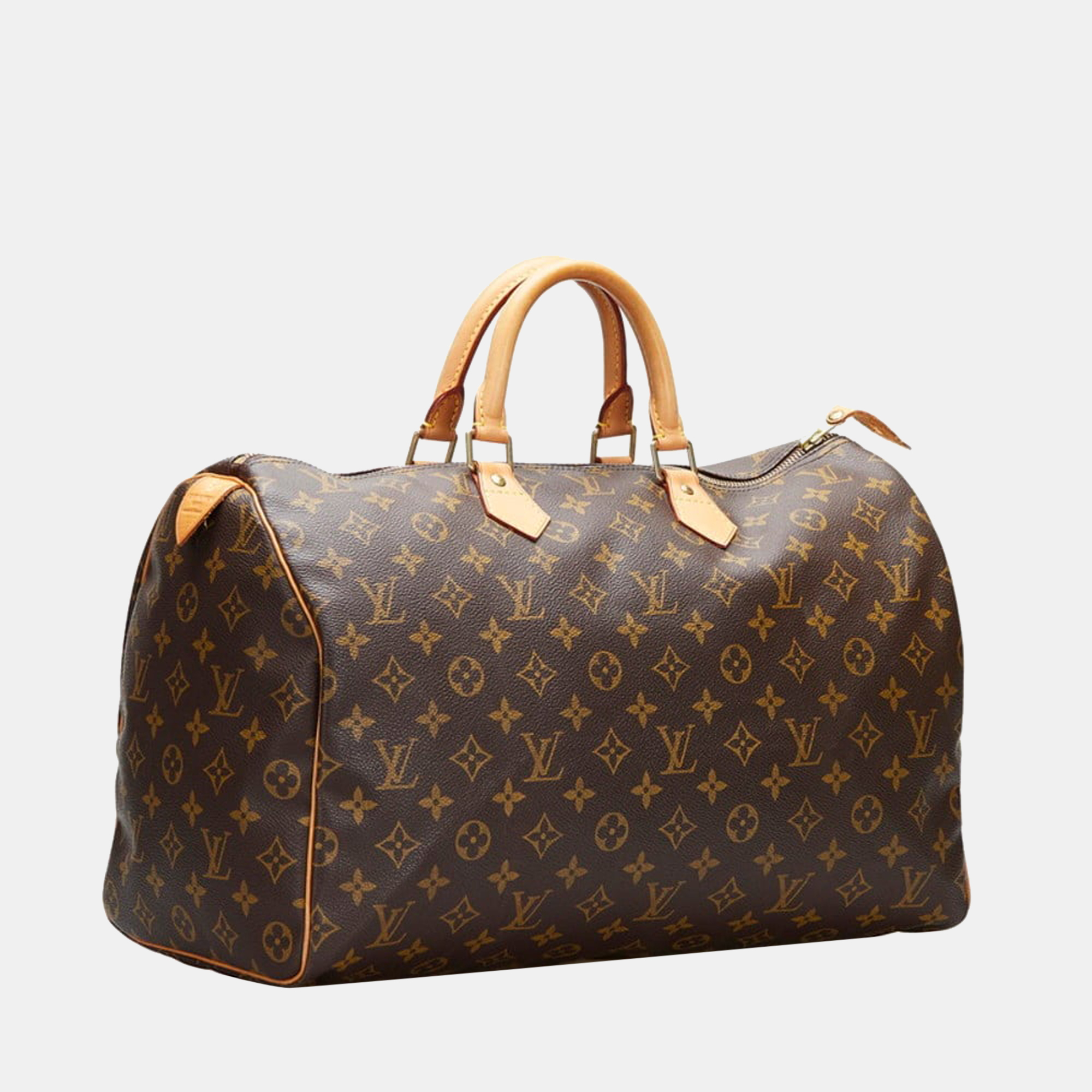 

Louis Vuitton Brown Monogram Canvas Speedy 40 Top Handle Bag
