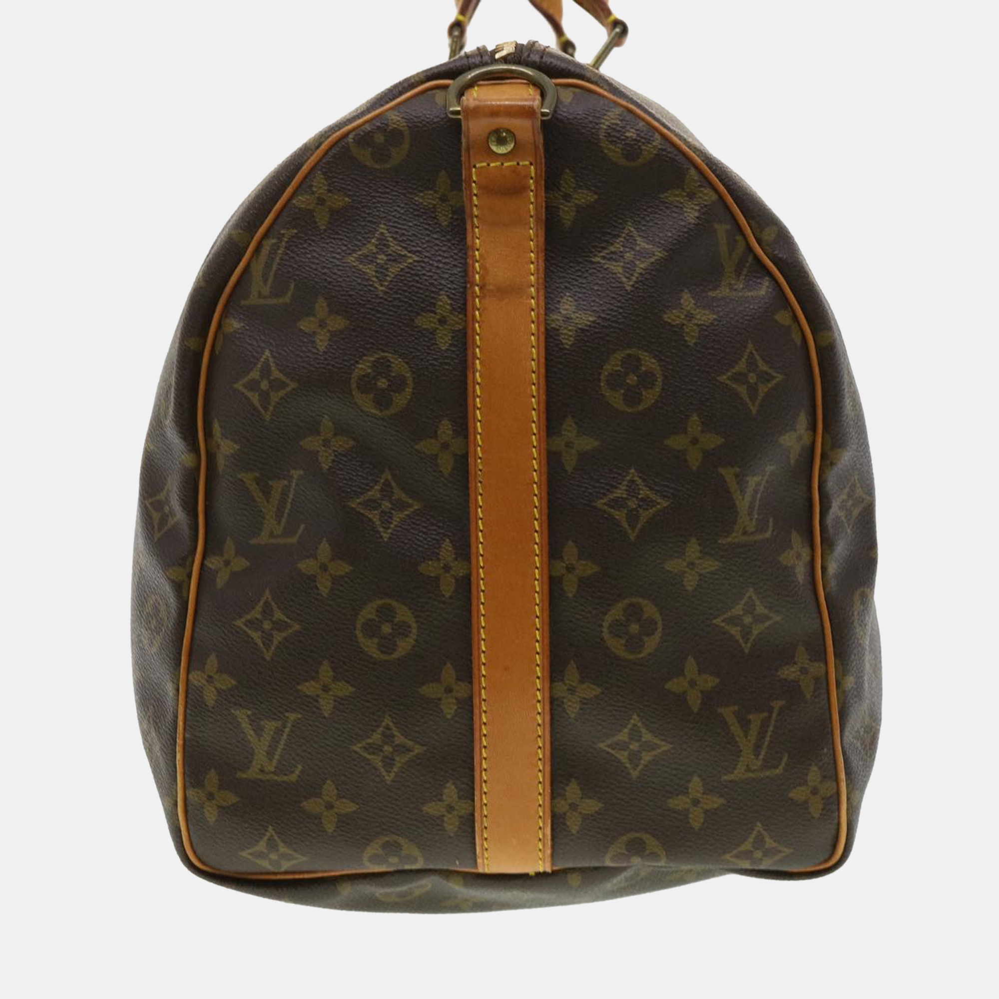 

Louis Vuitton Monogram Keepall Bandouliere 50 Boston Bag M41416 LV Auth 33441, Brown