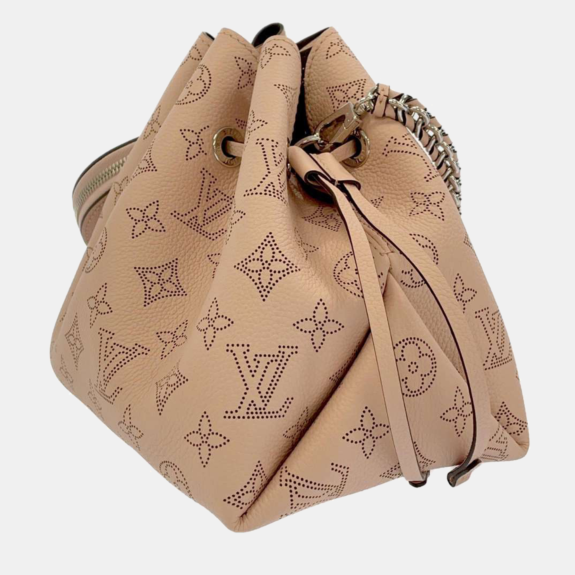 

Louis Vuitton Pink Monogram Magnolia Mahina Leather Bella Bucket Bag