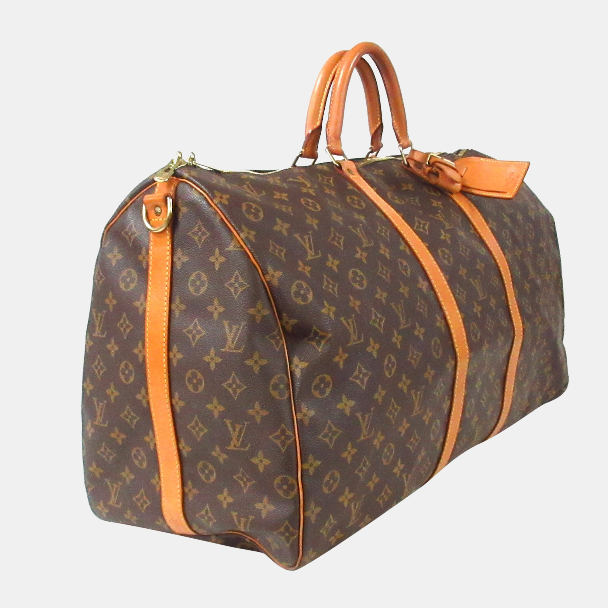 

Louis Vuitton Brown Monogram Canvas Keepall Bandouliere 60 Duffel Bag