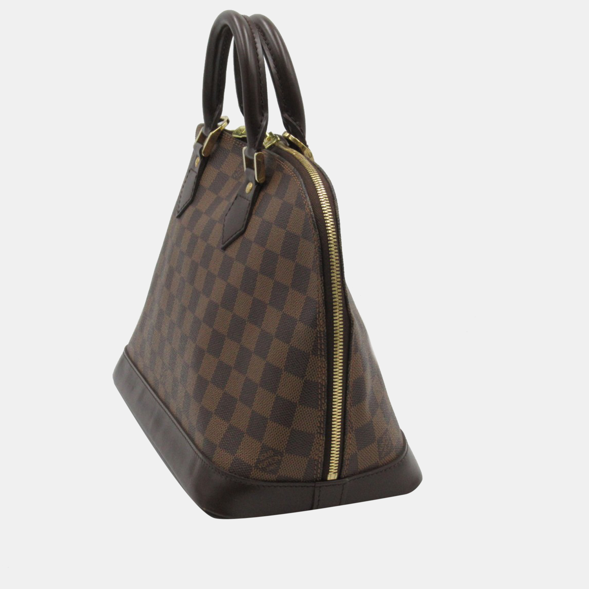

Louis Vuitton Brown Damier Ebene Canvas Alma PM Top Handle Bag