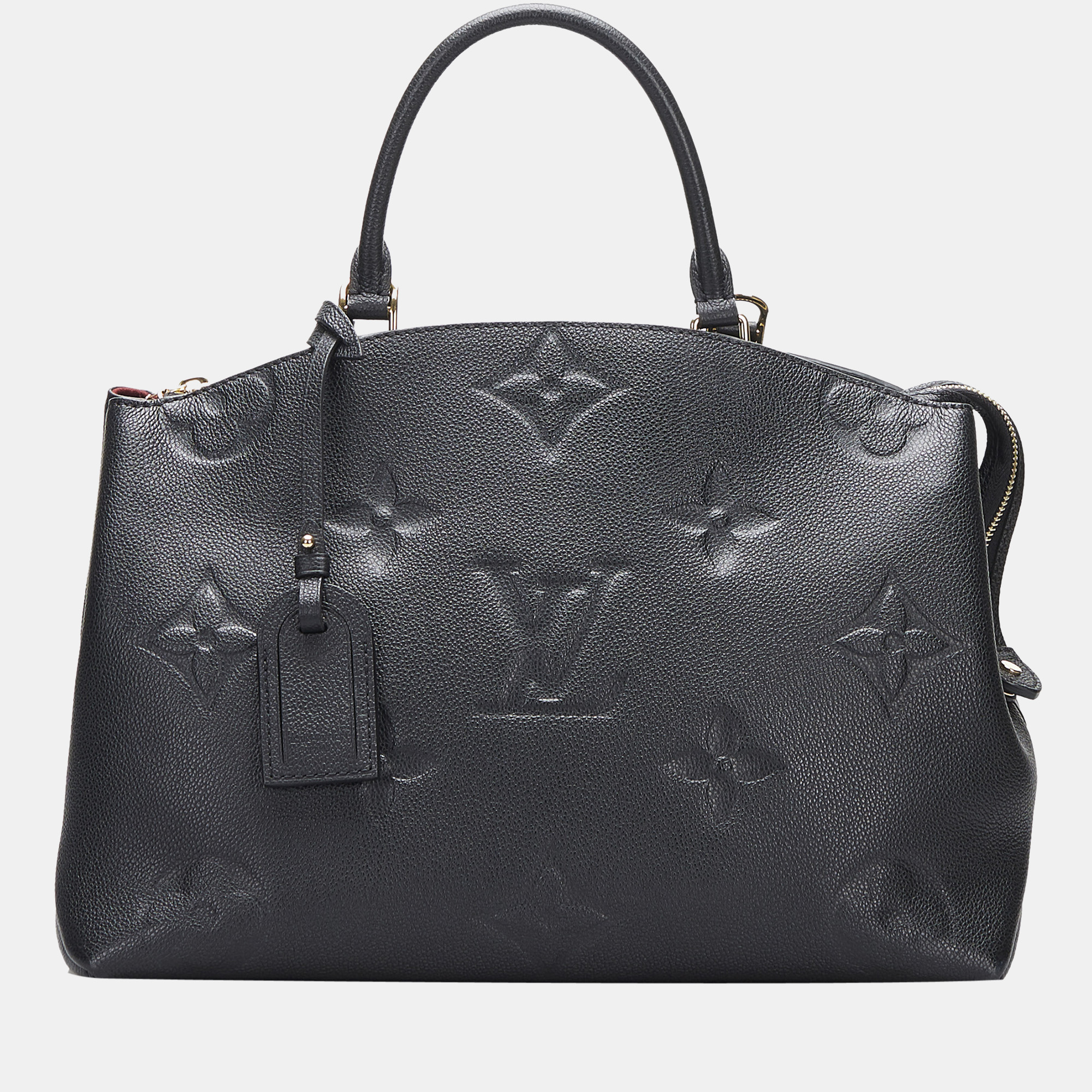 Pre-owned Louis Vuitton Monogram Empreinte Giant Palais In Black