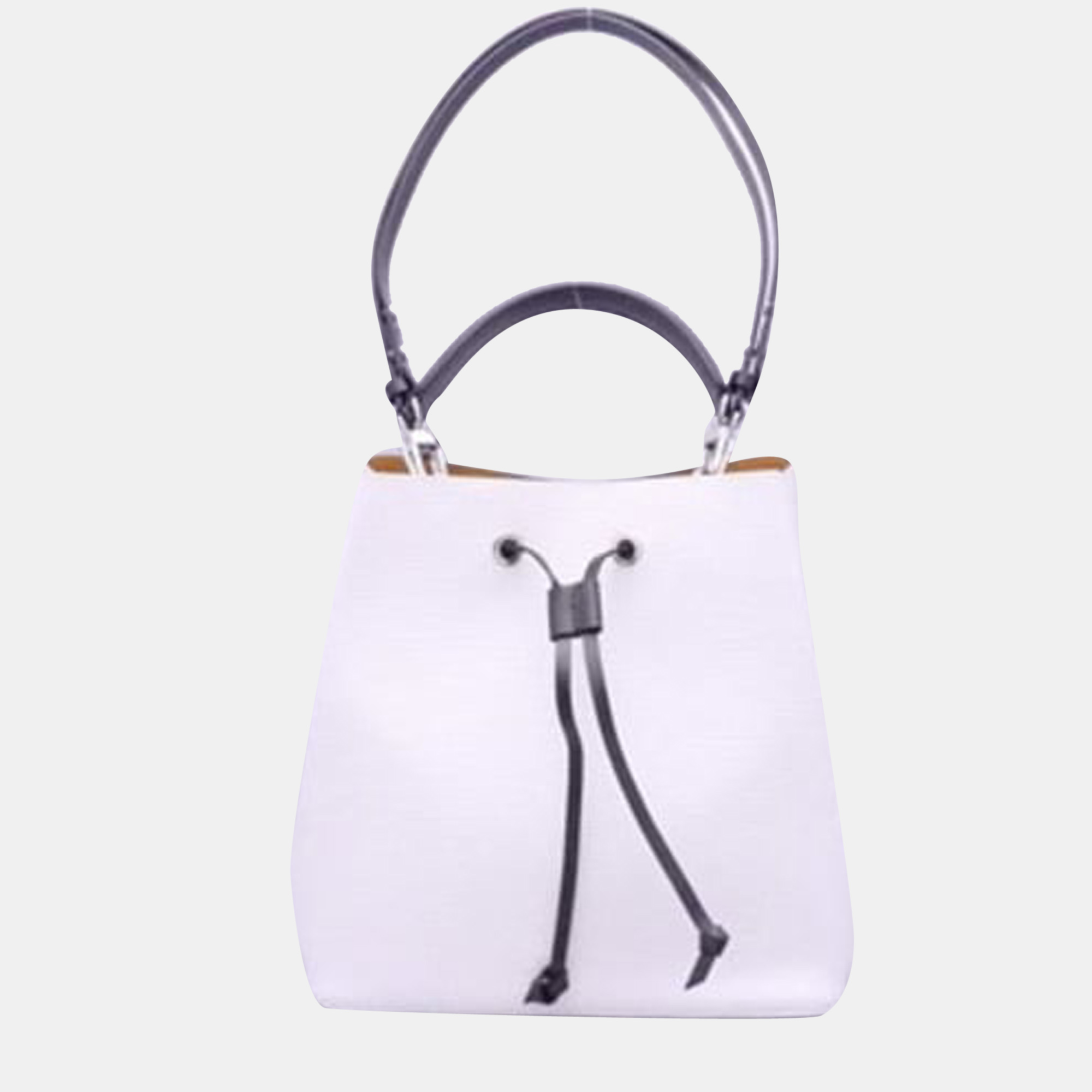 

Louis Vuitton White Leather NeoNoe MM Shoulder Bag