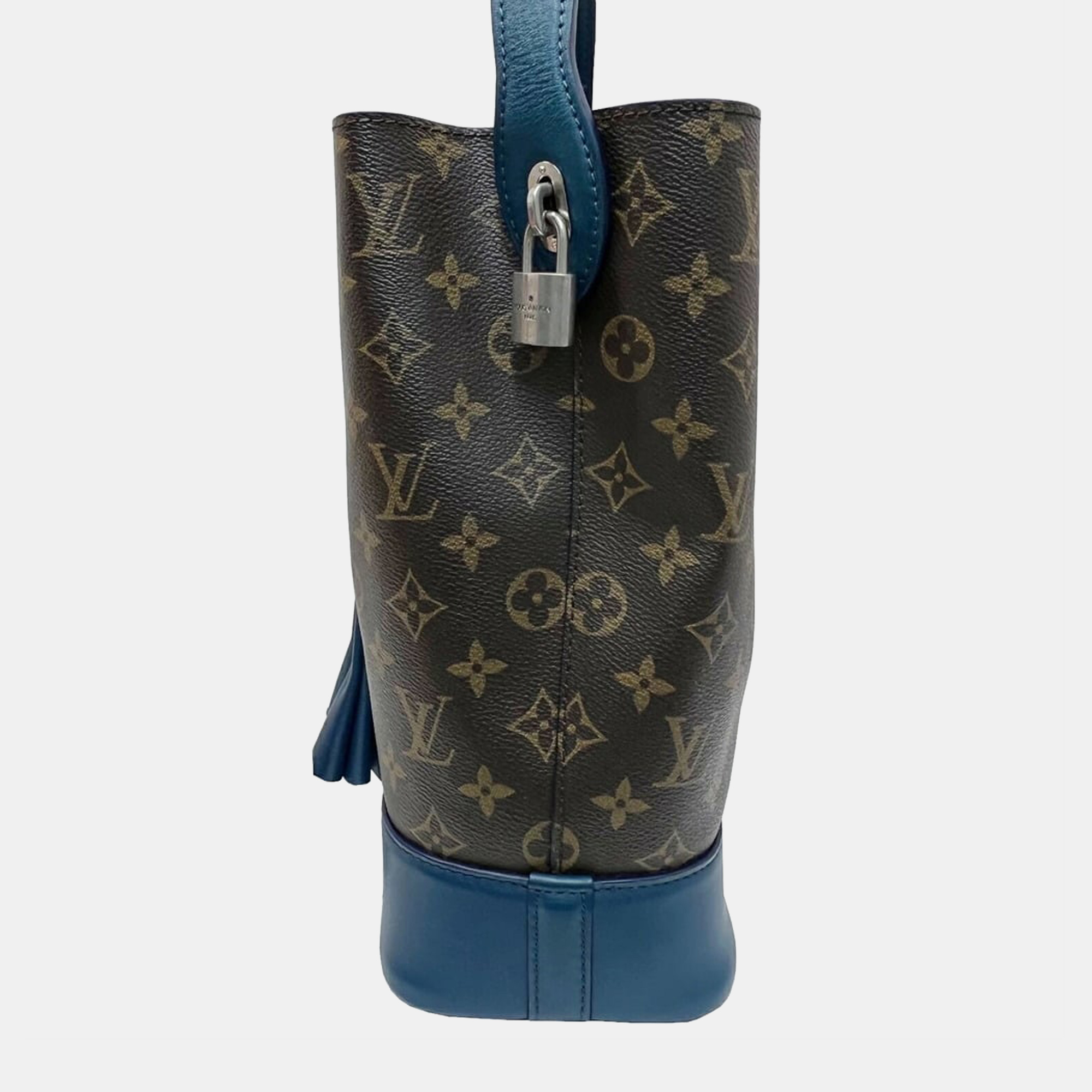 

Louis Vuitton Brown/Blue Monogram Canvas and Leather NN14 Shoulder Bag