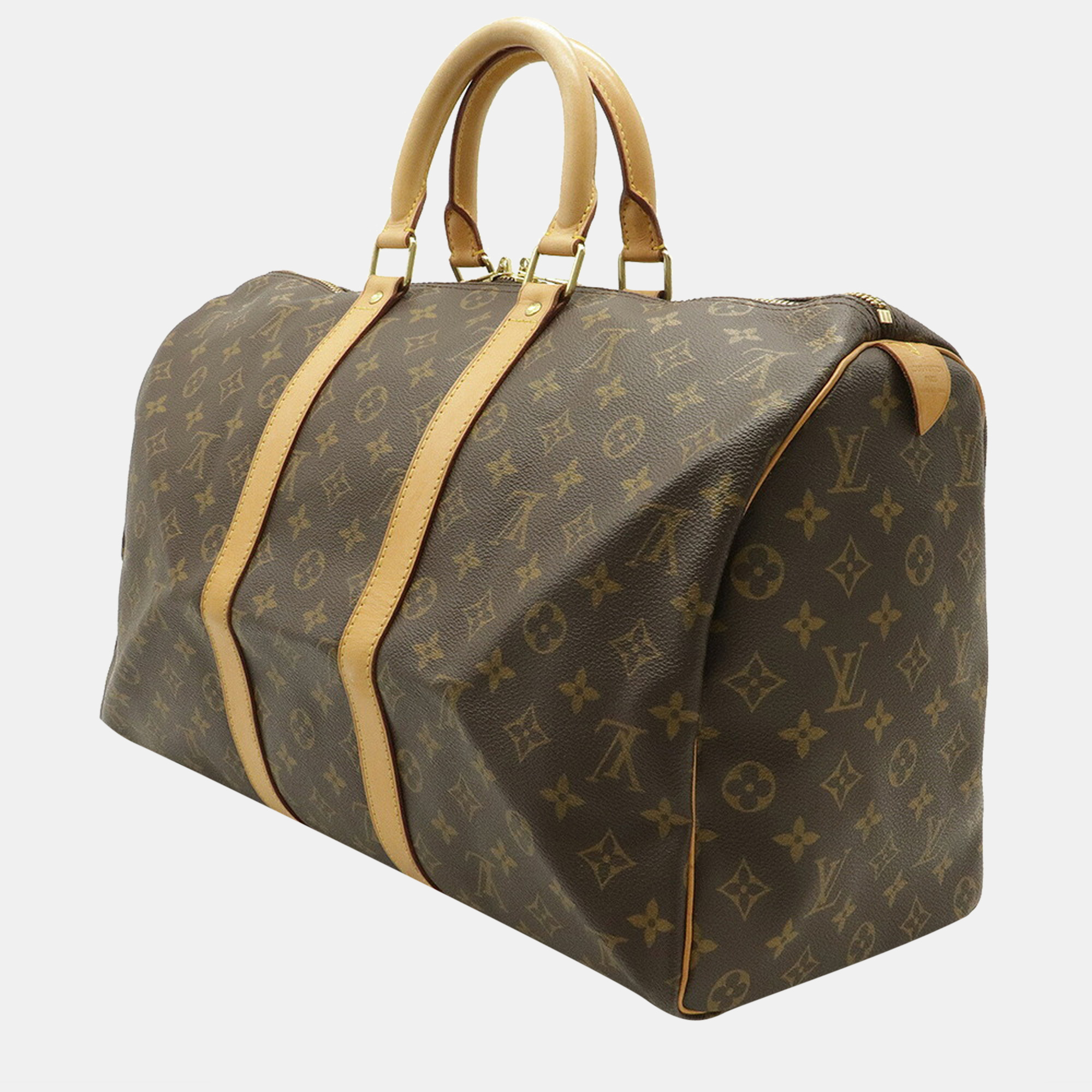 

Louis Vuitton Brown Monogram Canvas Keepall 45 Duffel Bag
