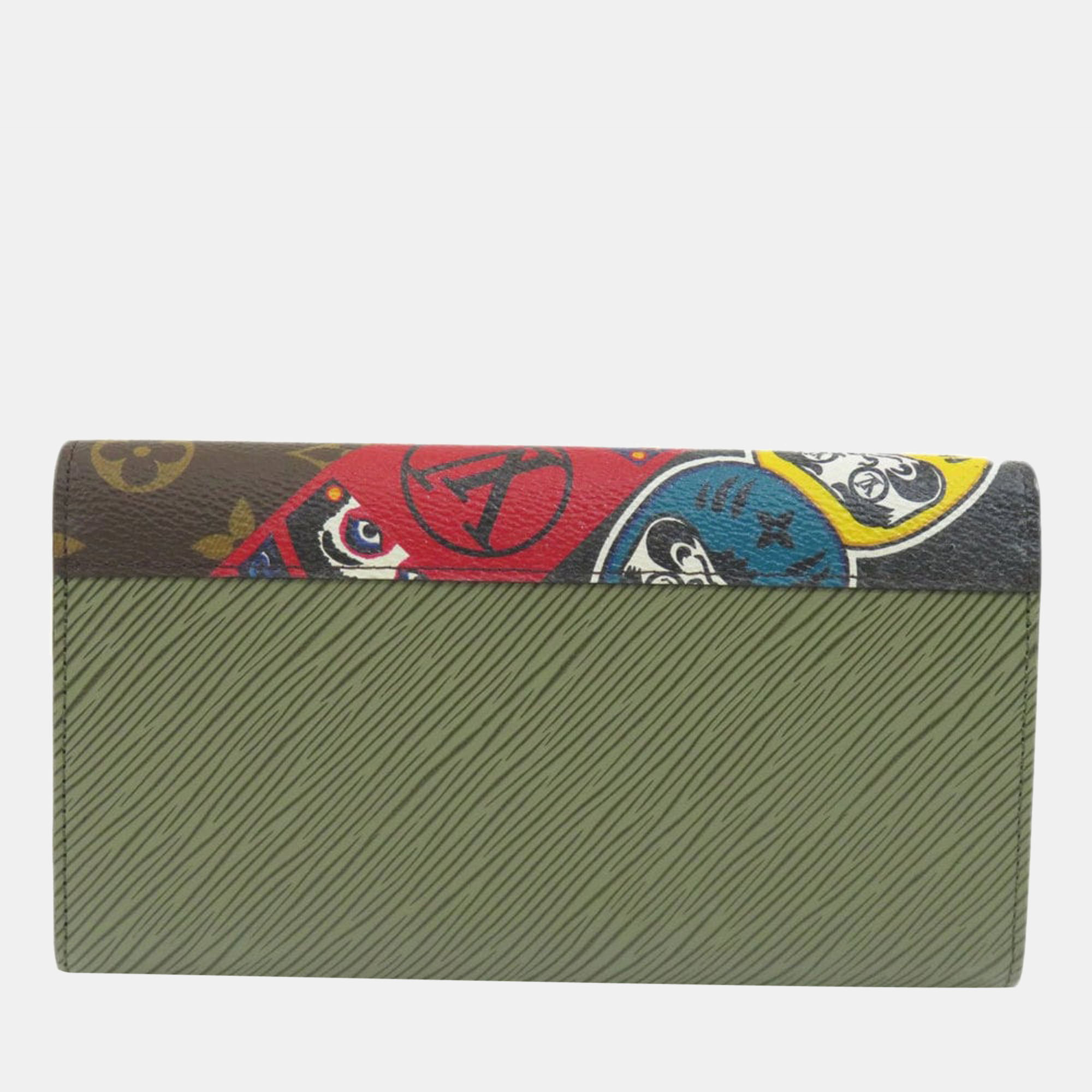 

Louis Vuitton Green Epi Leather Kabuki Twist Wallet