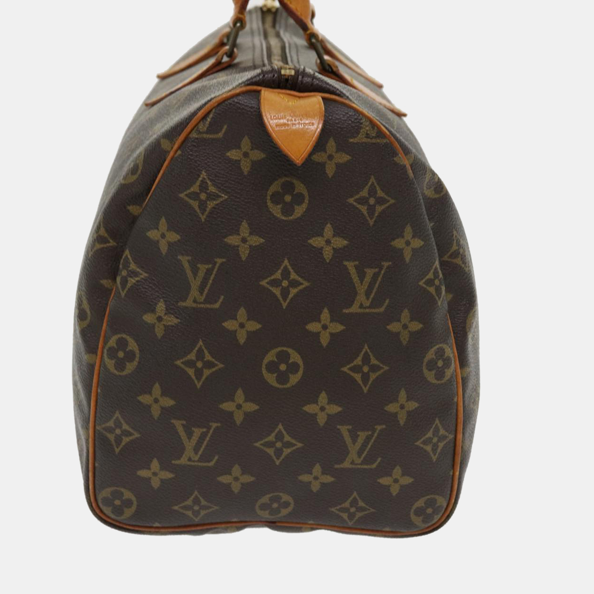 

Louis Vuitton Brown Monogram Canvas Speedy 35 Top Handle Bag