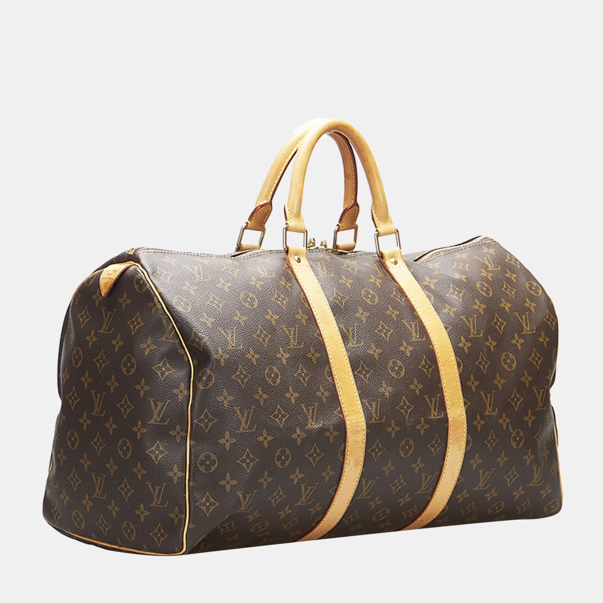 

Louis Vuitton Brown Monogram Canvas Keepall 50 Duffel Bag