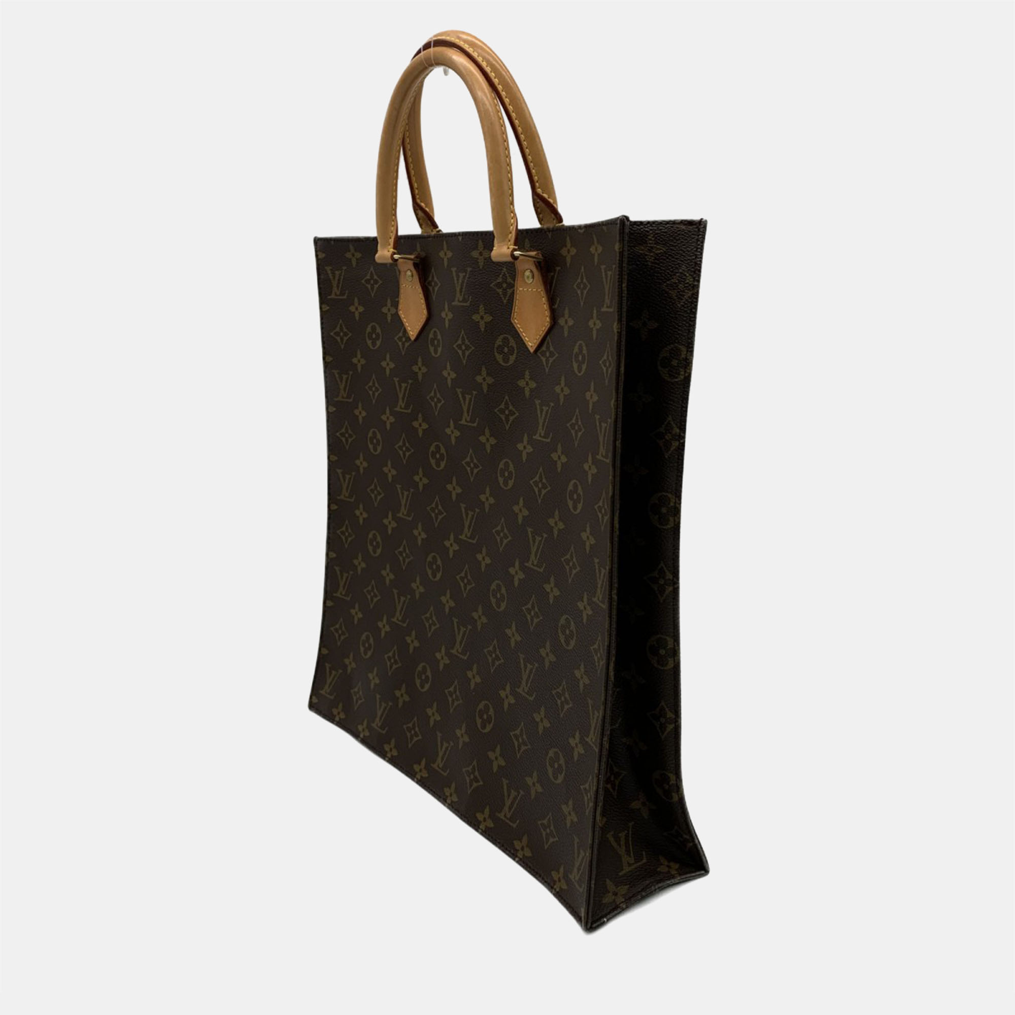 

Louis Vuitton Brown Monogram Canvas Sac Plat Bag