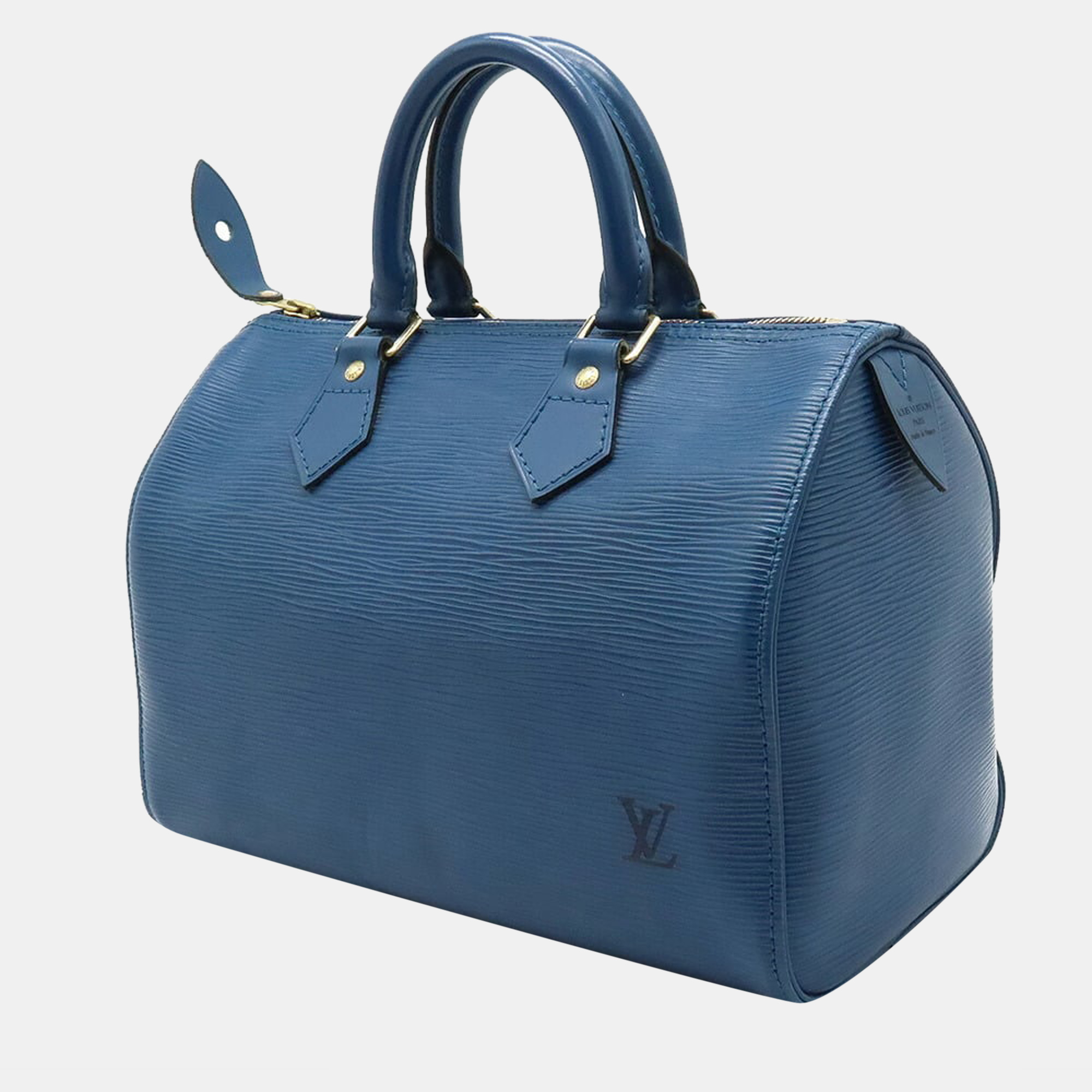 

Louis Vuitton Blue Epi Leather Speedy 25 Satchel