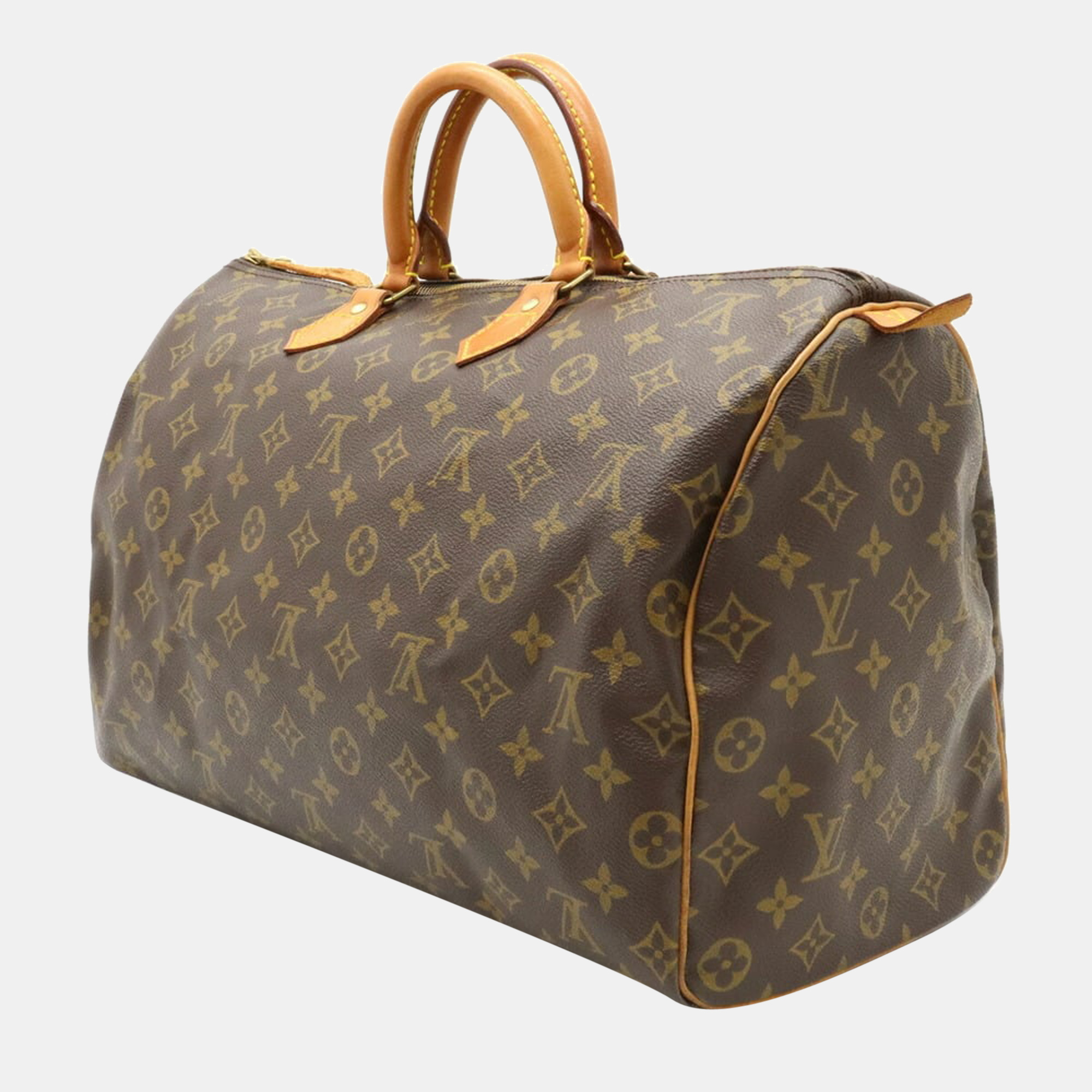 

Louis Vuitton Brown Monogram Canvas Speedy 40 Top Handle Bag