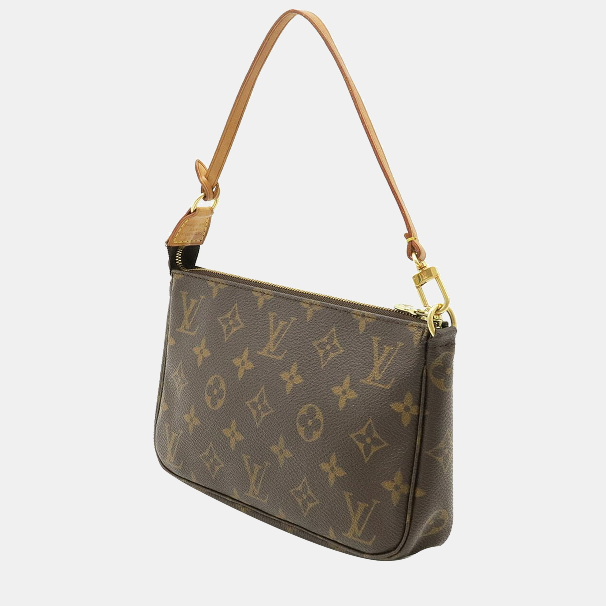 

Louis Vuitton Brown Monogram Canvas Pochette Accessoires Shoulder Bag