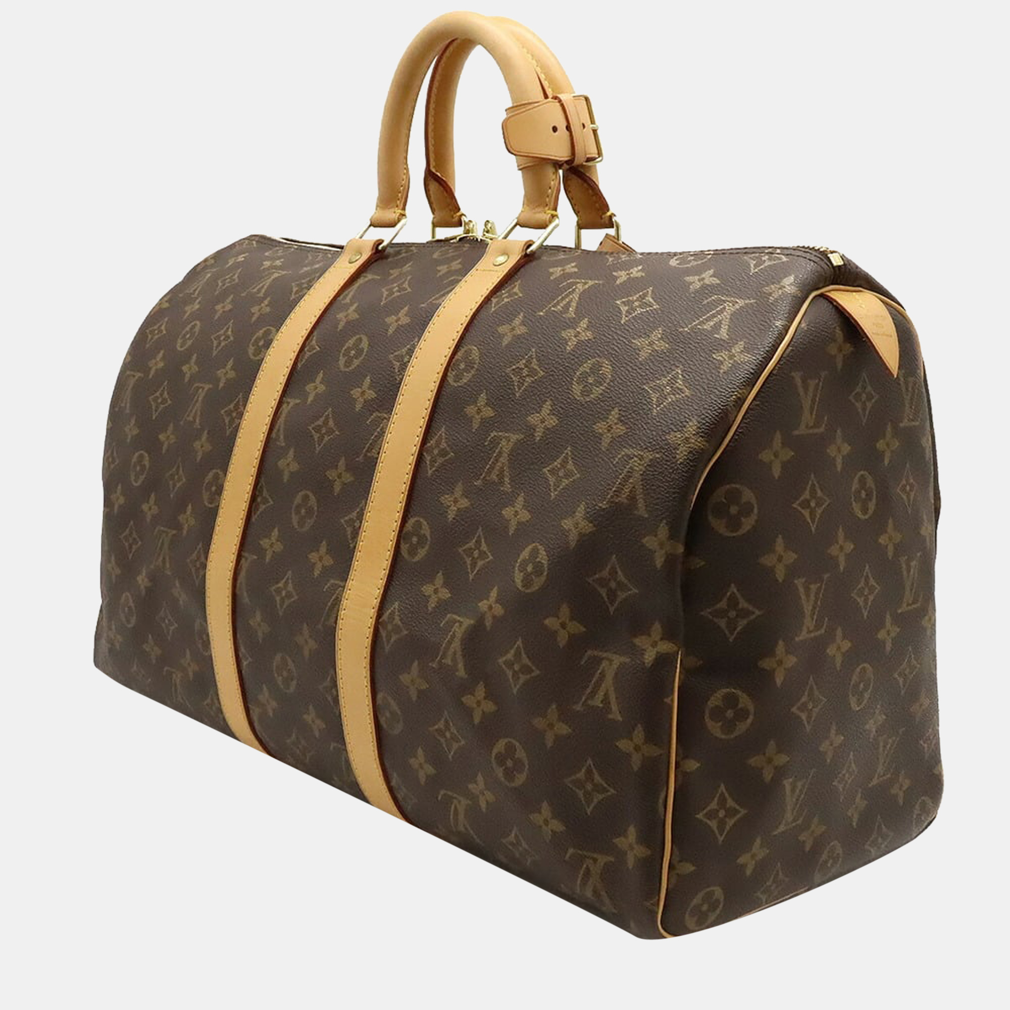 

Louis Vuitton Brown Monogram Canvas Keepall 45 Duffel Bag