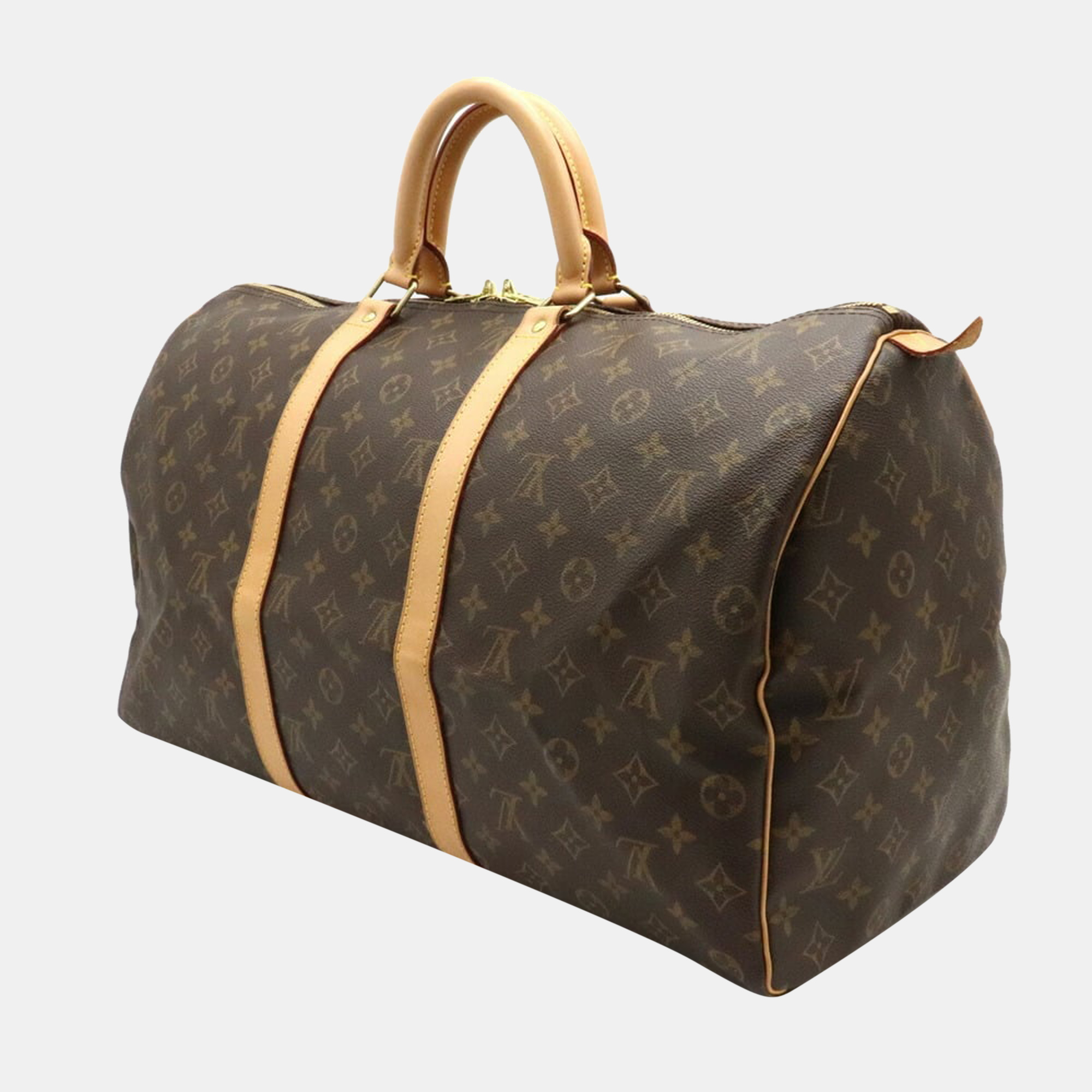 

Louis Vuitton Brown Monogram Canvas Keepall 50 Duffel Bag