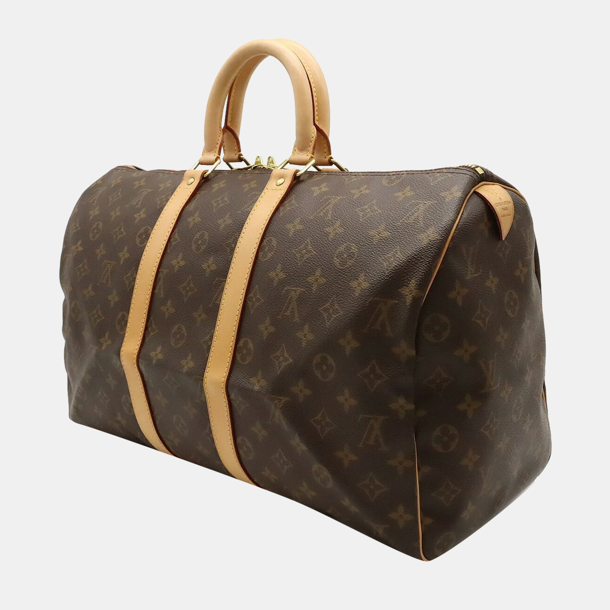 

Louis Vuitton Brown Monogram Canvas Keepall 45 Duffel Bag