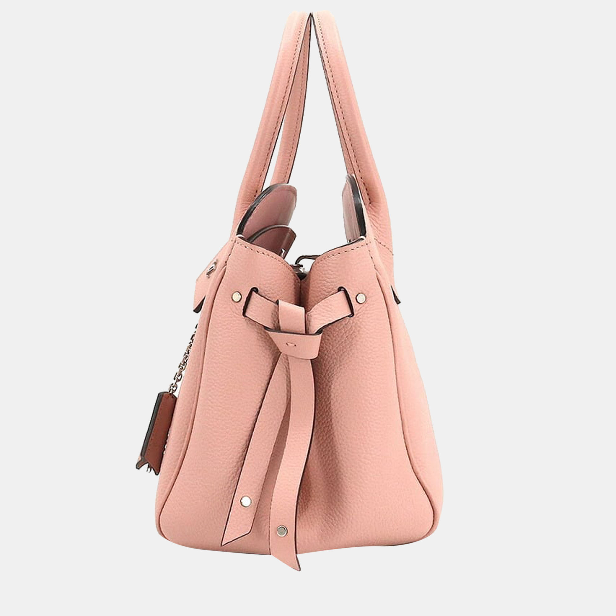 

Louis Vuitton Pink Leather Milla PM Satchel