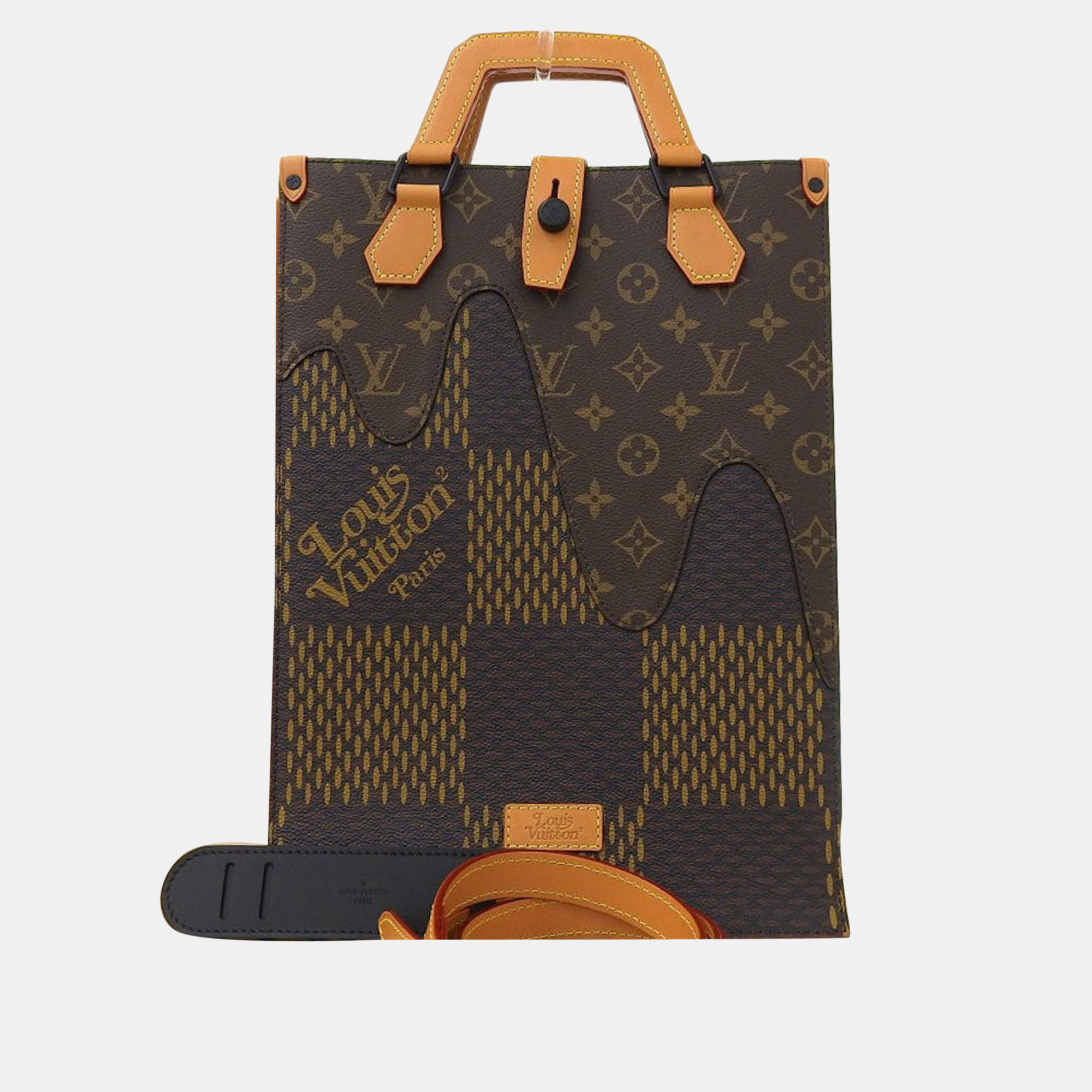 Preowned Louis Vuitton X Nigo 2020 Giant Damier Ebene Monogram Canvas