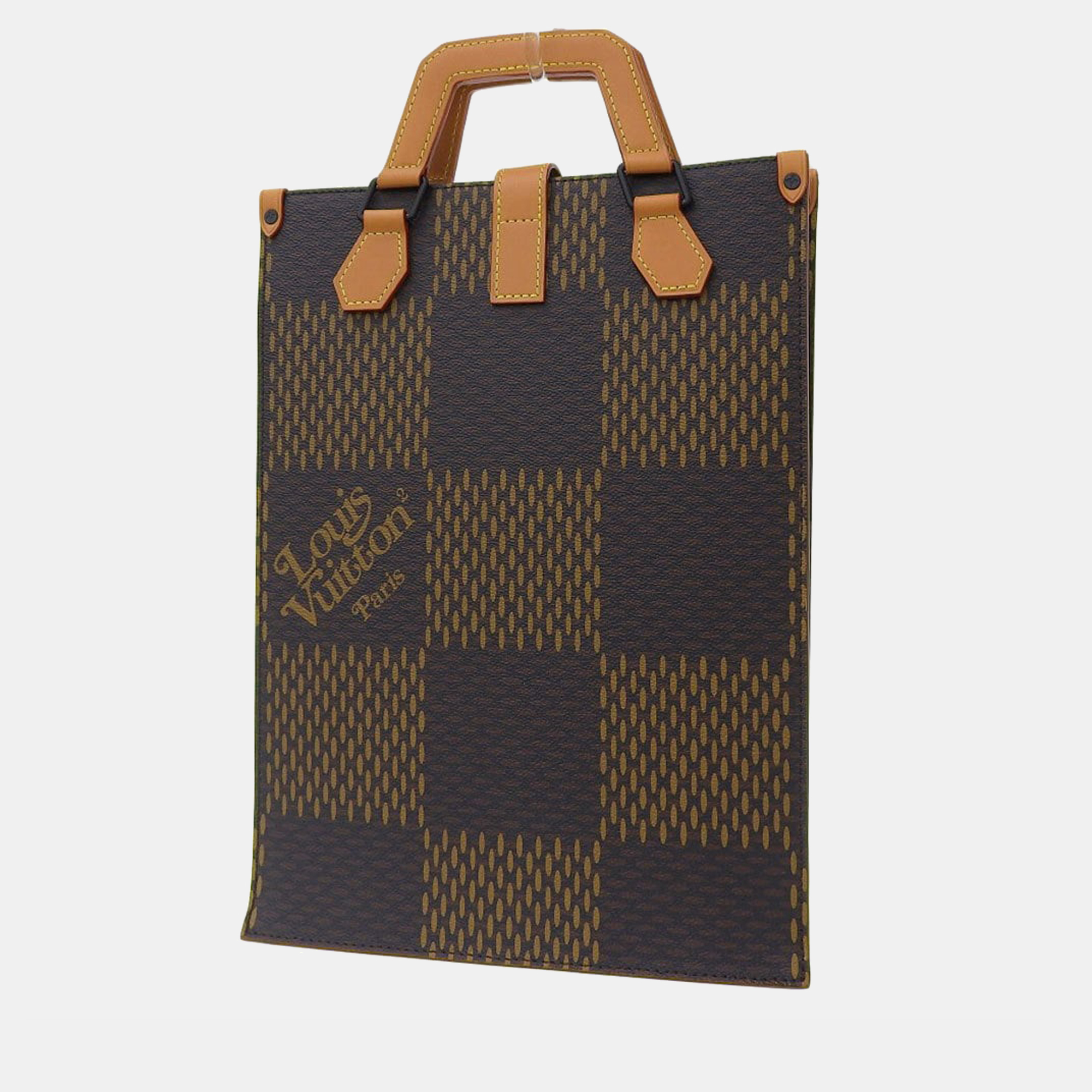 

Louis Vuitton x NIGO 2020 Giant Damier Ebene Monogram Canvas Mini Tote Bag, Brown