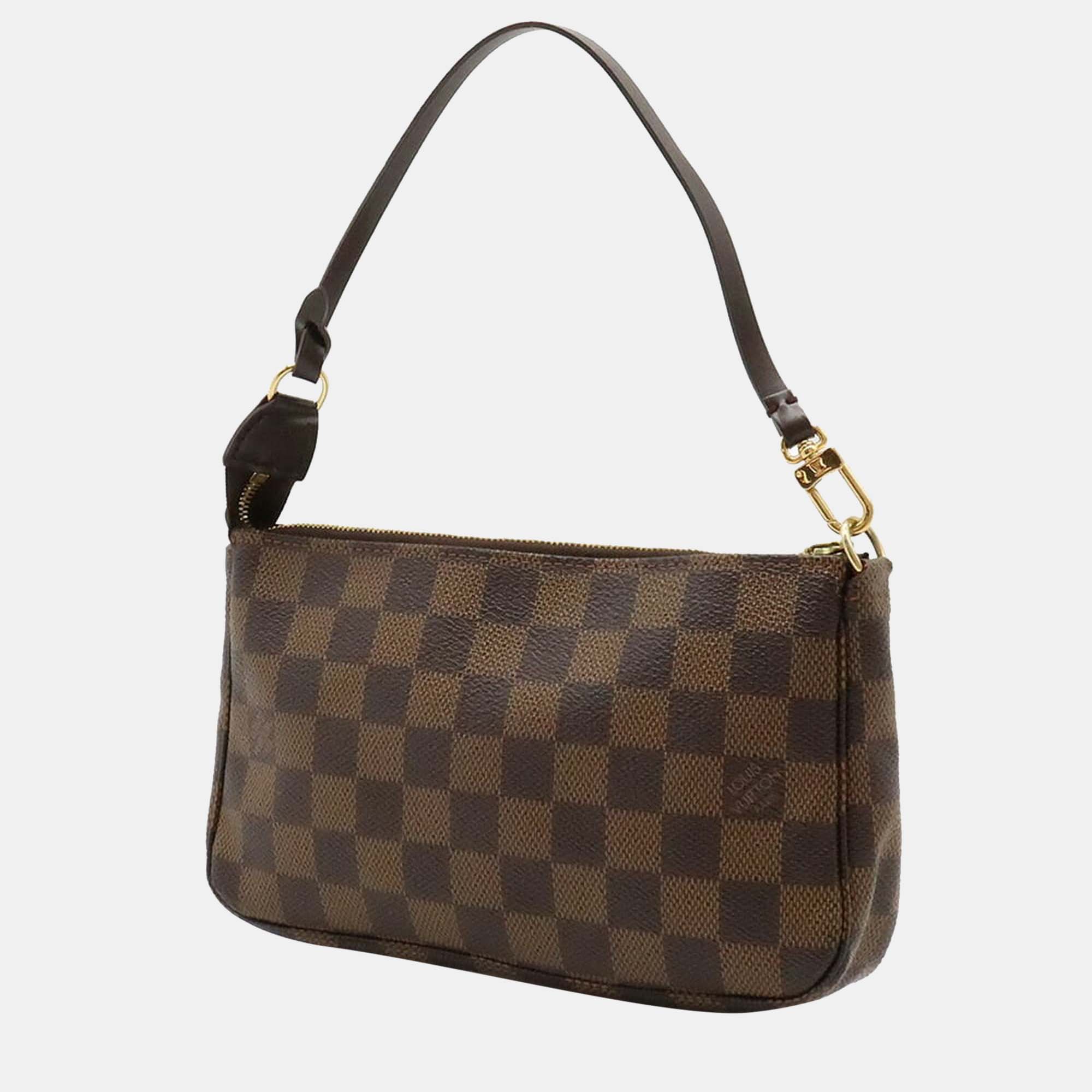 

Louis Vuitton Brown Damier Ebene Canvas Pochette Accessoires Shoulder Bag