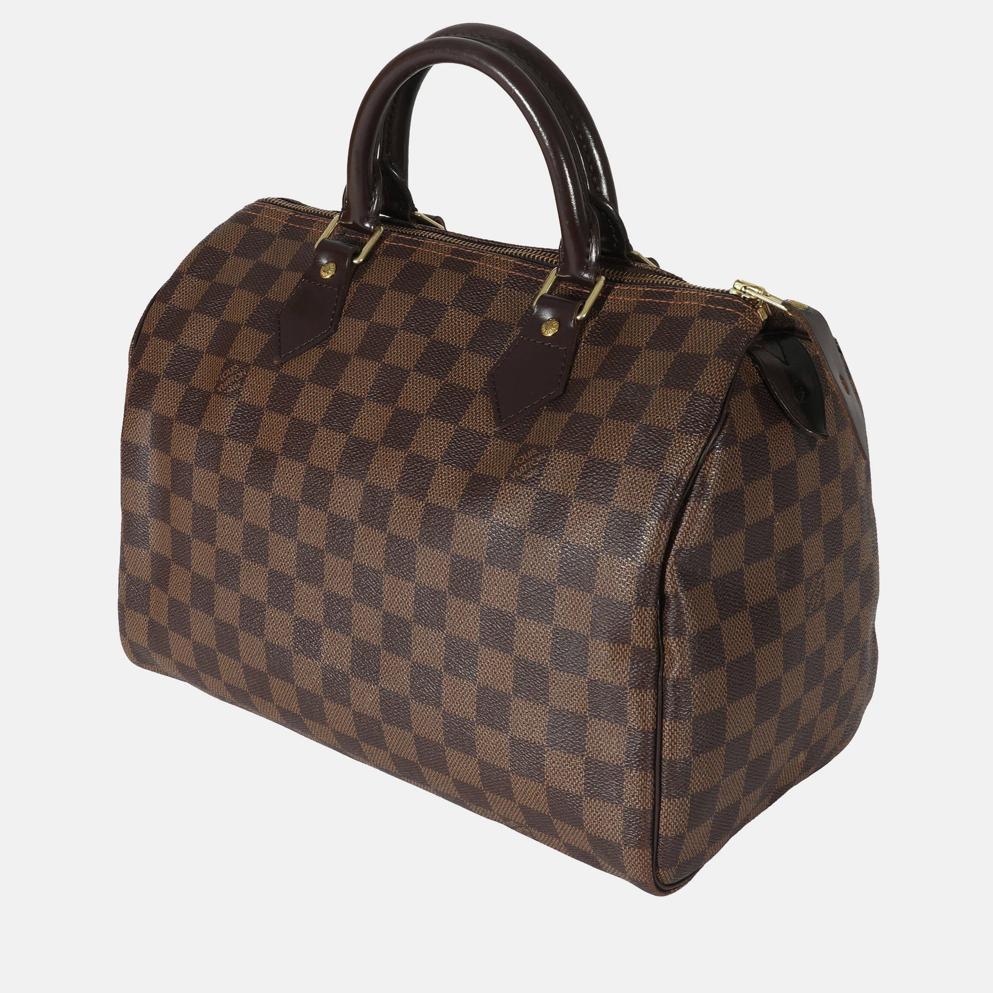 

Louis Vuitton Canvas Damier Ebene Speedy 30, Brown