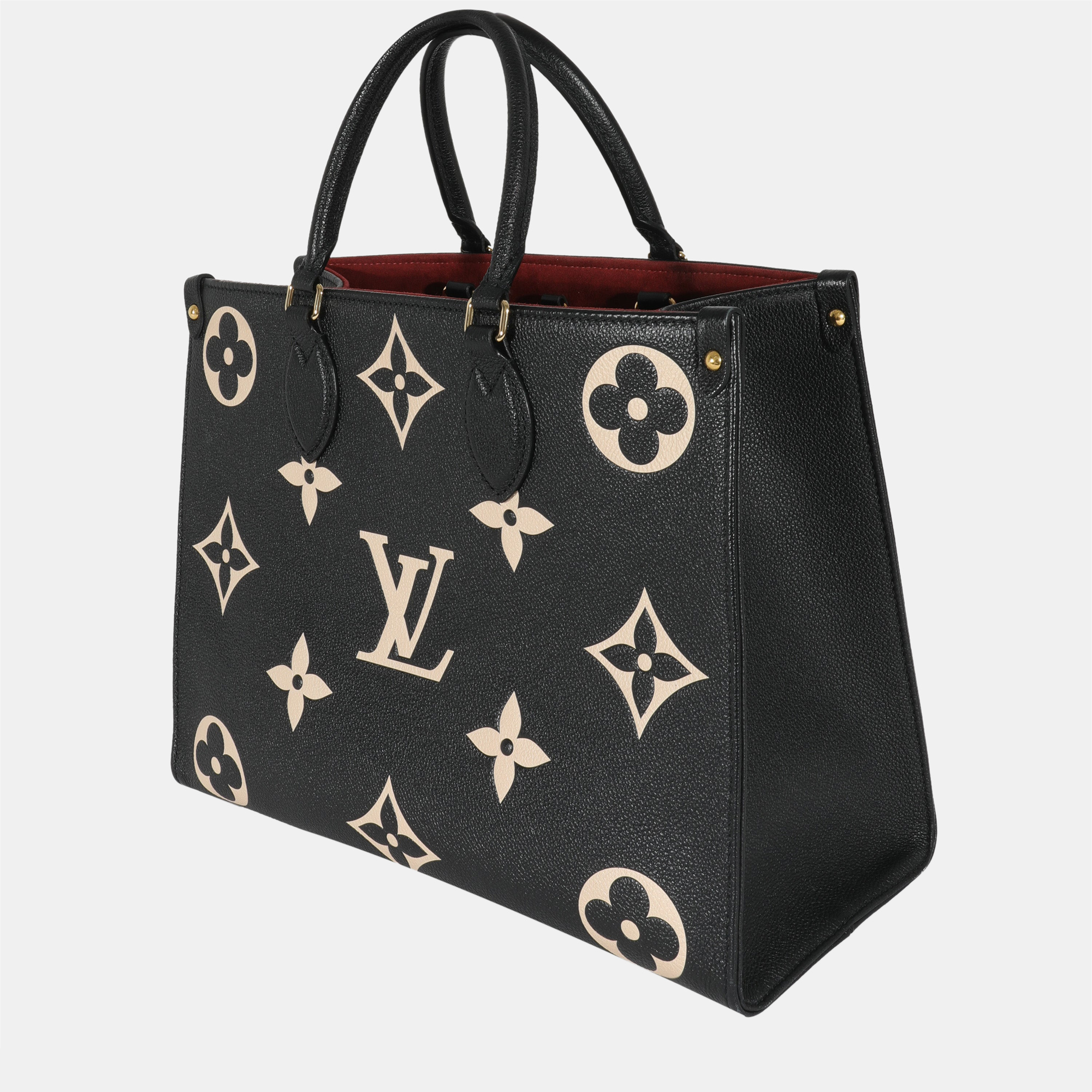 

Louis Vuitton Black & Beige Monogram Empreinte Onthego MM