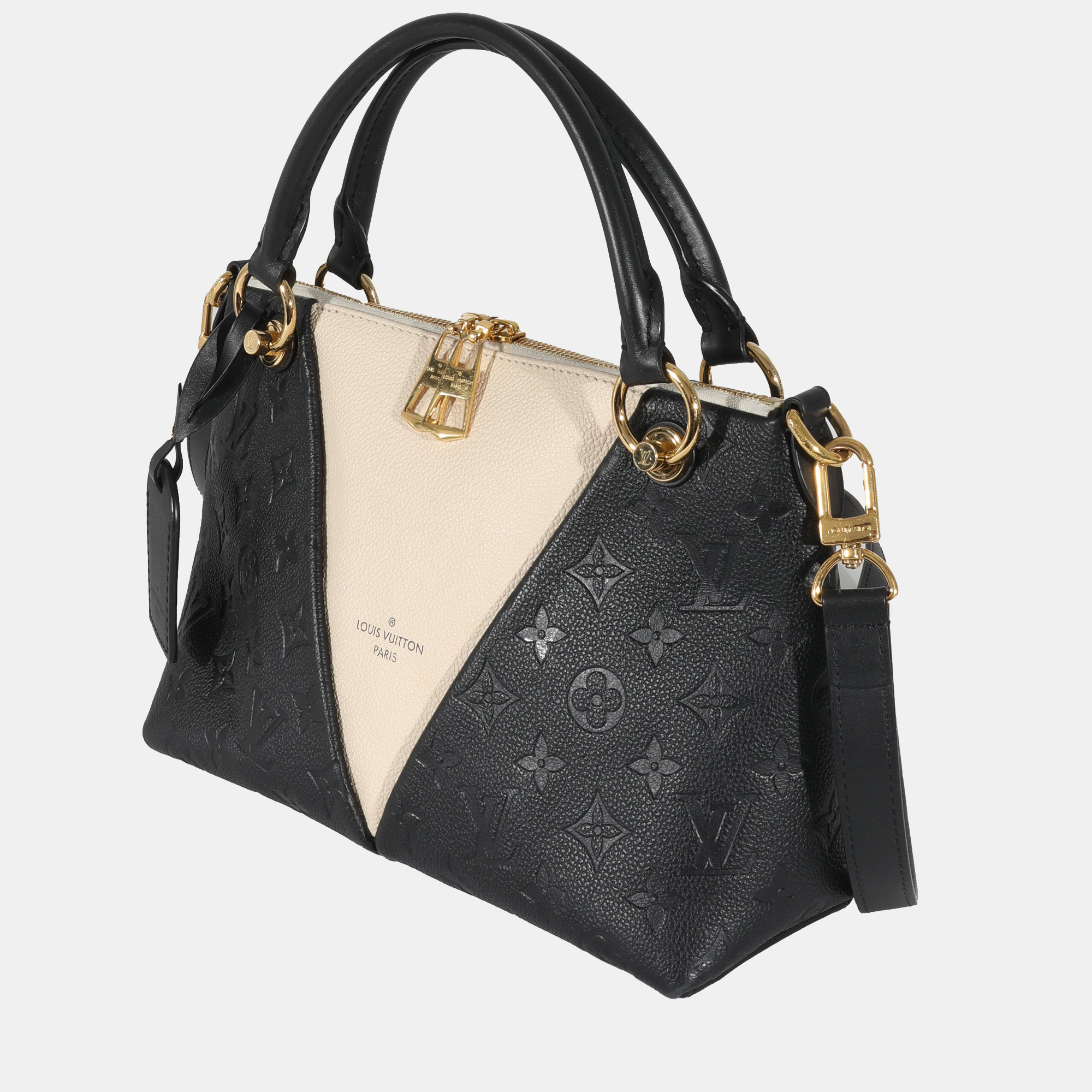 

Louis Vuitton Black & Beige Monogram Empreinte V Tote BB