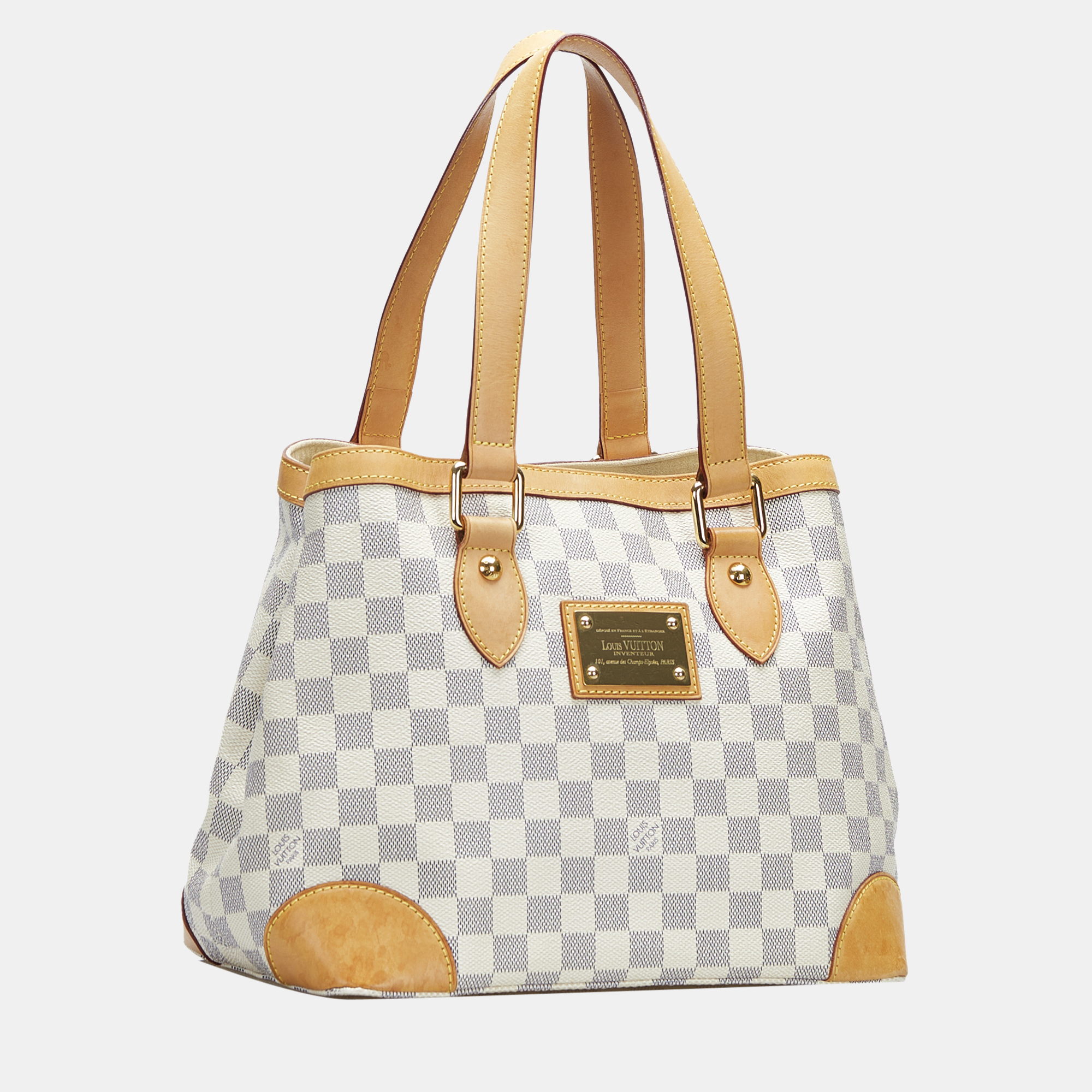 

Louis Vuitton Blue/White Damier Azur Hampstead PM