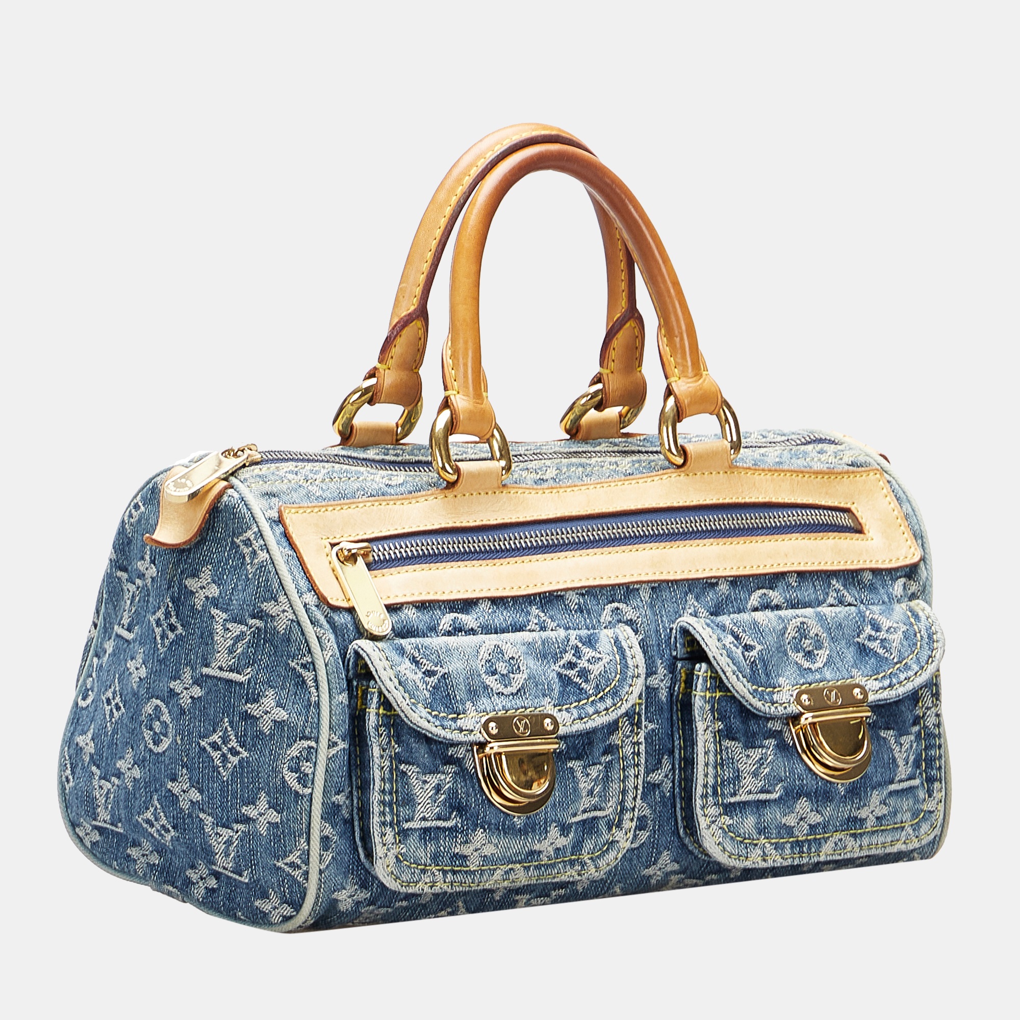 

Louis Vuitton Blue Monogram Denim Neo Speedy