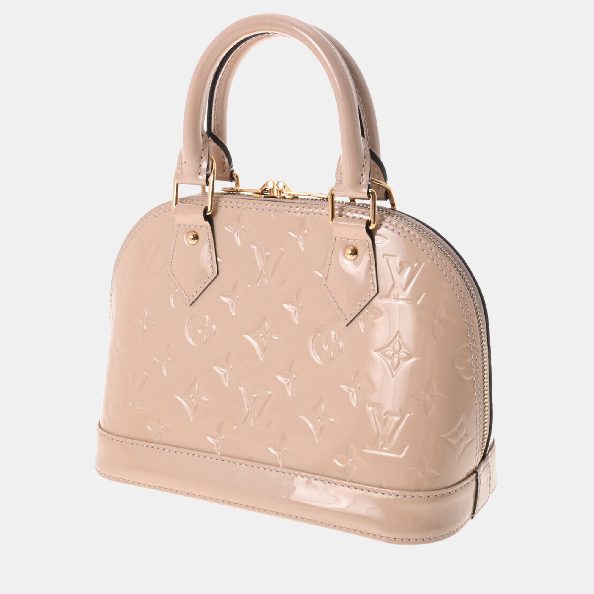 

Louis Vuitton Beige Monogram Vernis Alma BB Handbag
