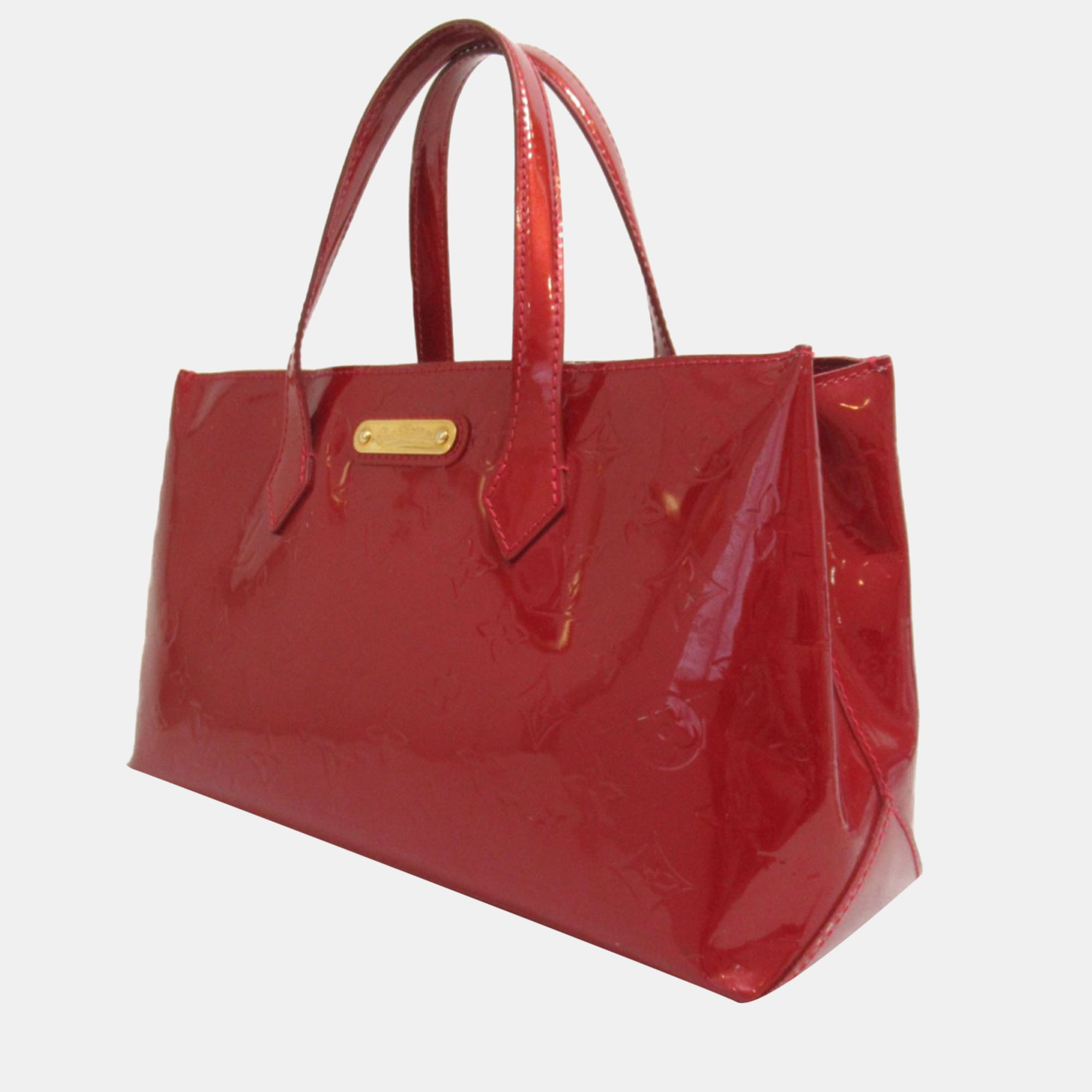 

Louis Vuitton Red Monogram Vernis Wilshire PM Bag