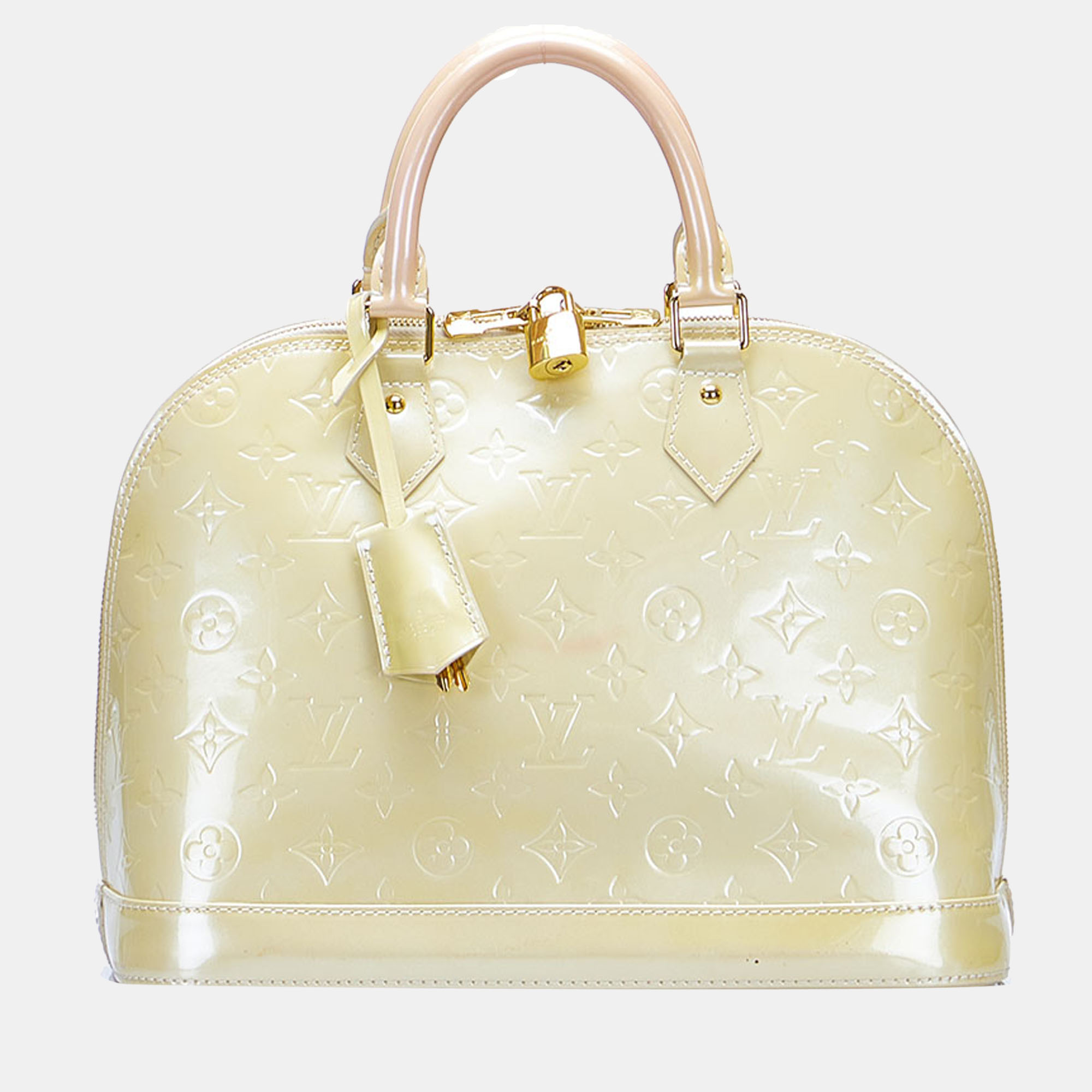 Louis Vuitton Beige Monogram Vernis Alma PM Bag Louis Vuitton | The Luxury  Closet