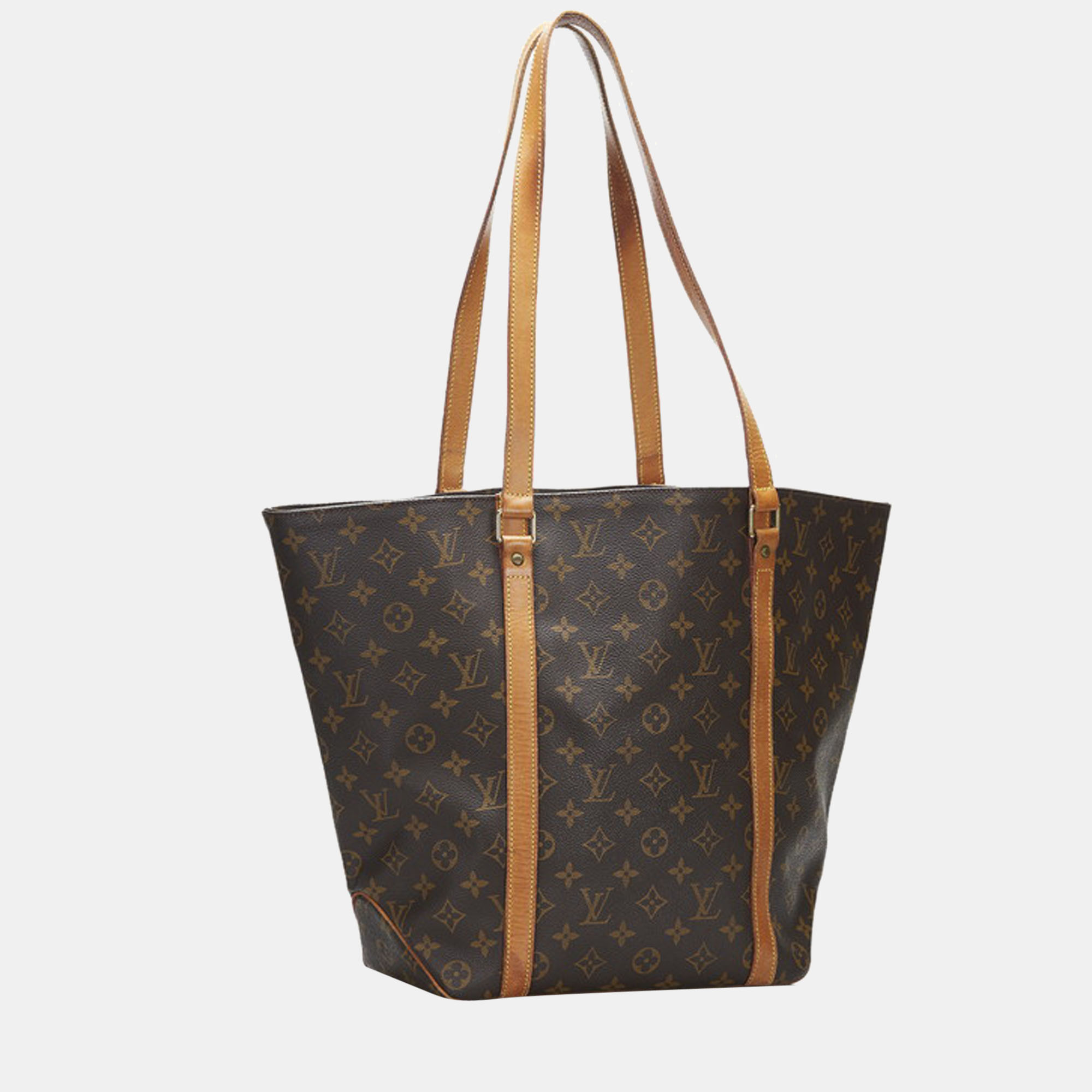 

Louis Vuitton Brown Monogram Canvas Sac Shopping Tote Bag