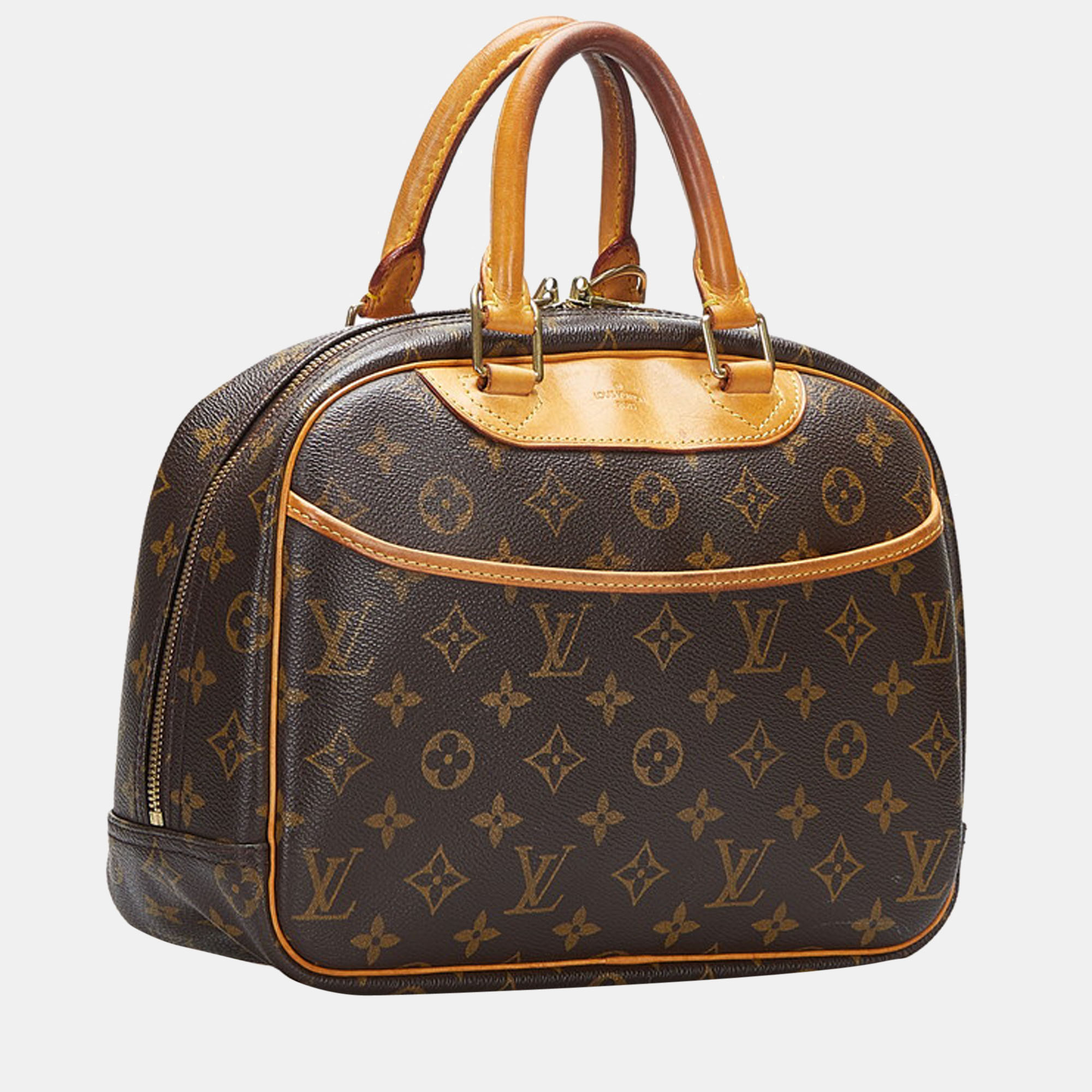 

Louis Vuitton Brown Monogram Trouville Canvas Handbag