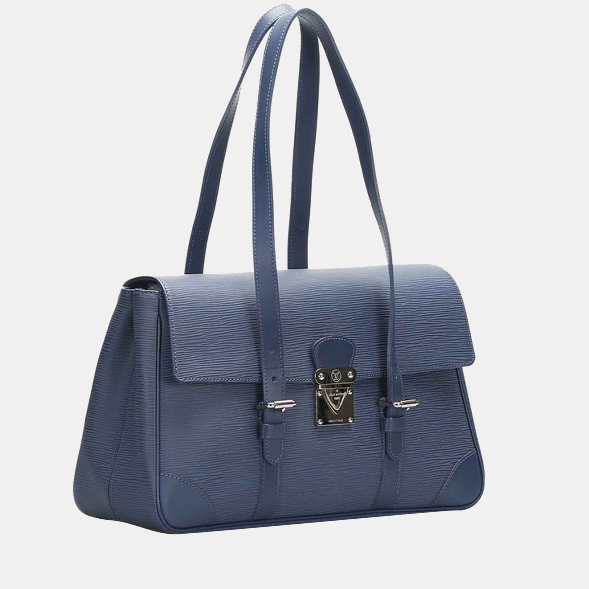 

Louis Vuitton Blue Epi Leather Segur MM Bag