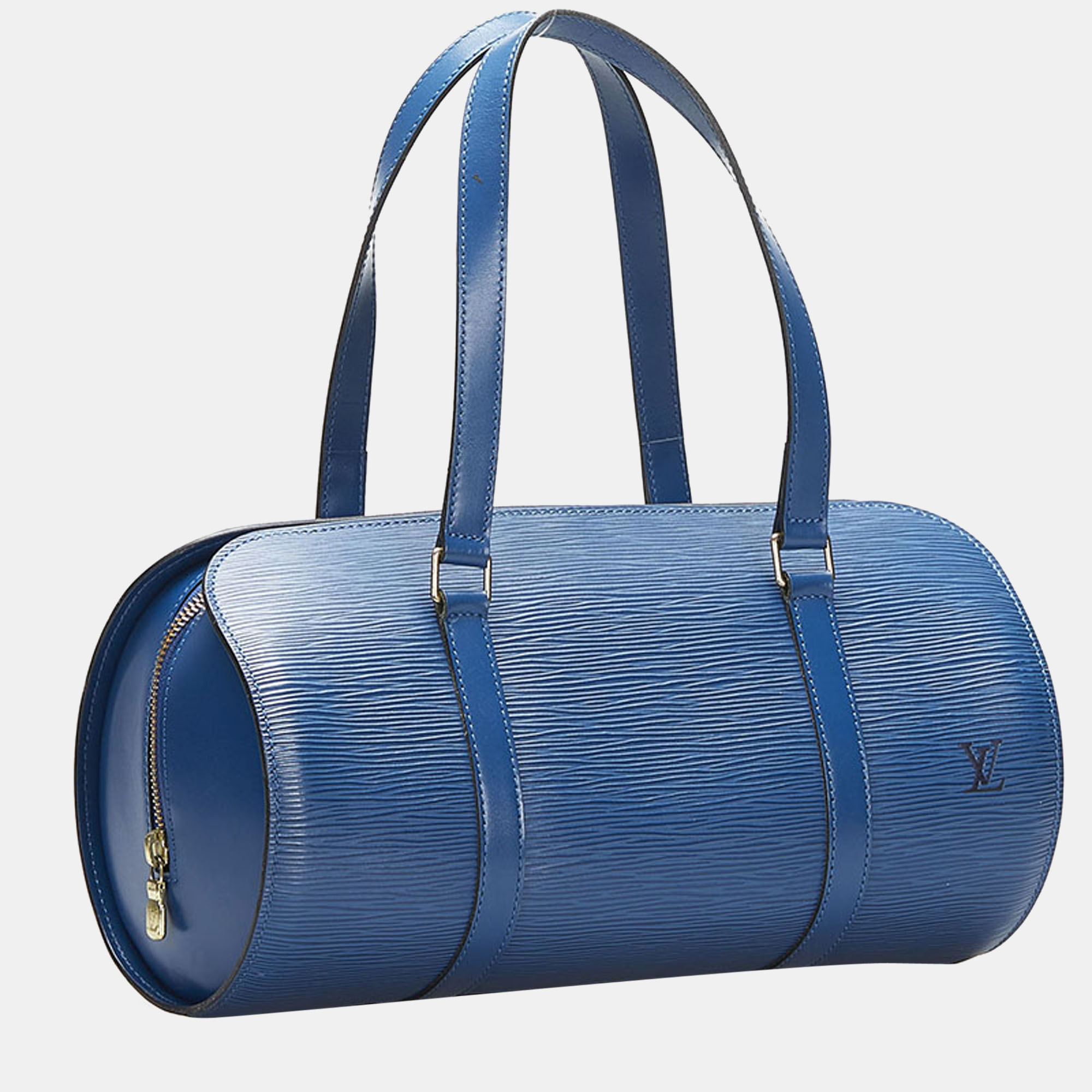 

Louis Vuitton Blue Epi Leather Soufflot Bag