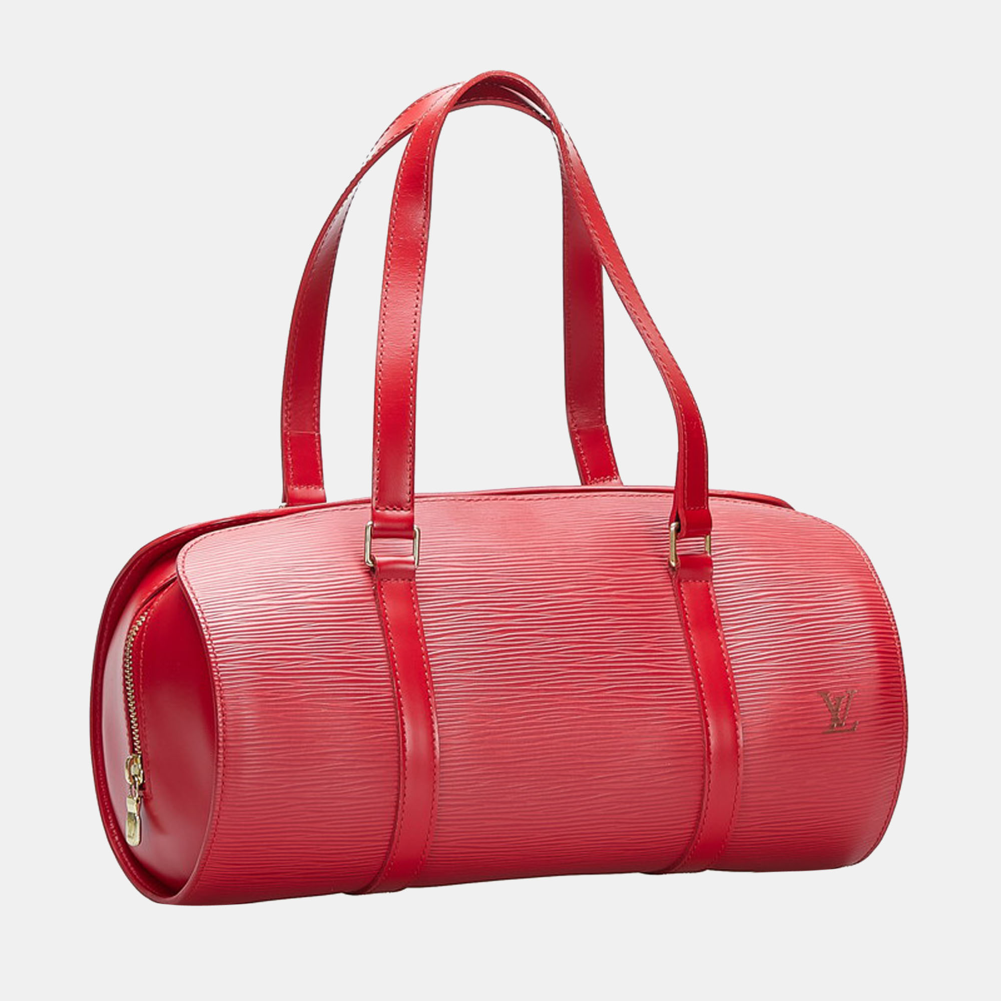

Louis Vuitton Red Epi Leather Soufflot Bag