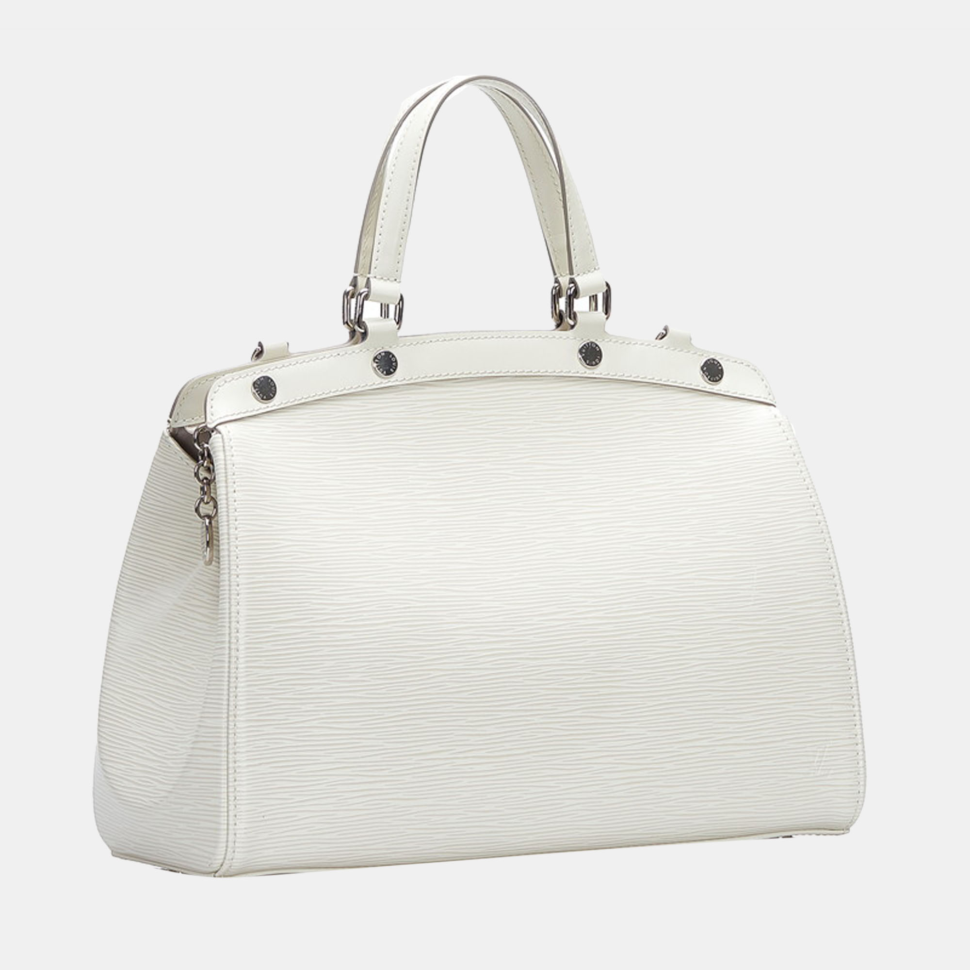 

Louis Vuitton White Epi Leather Brea MM Bag