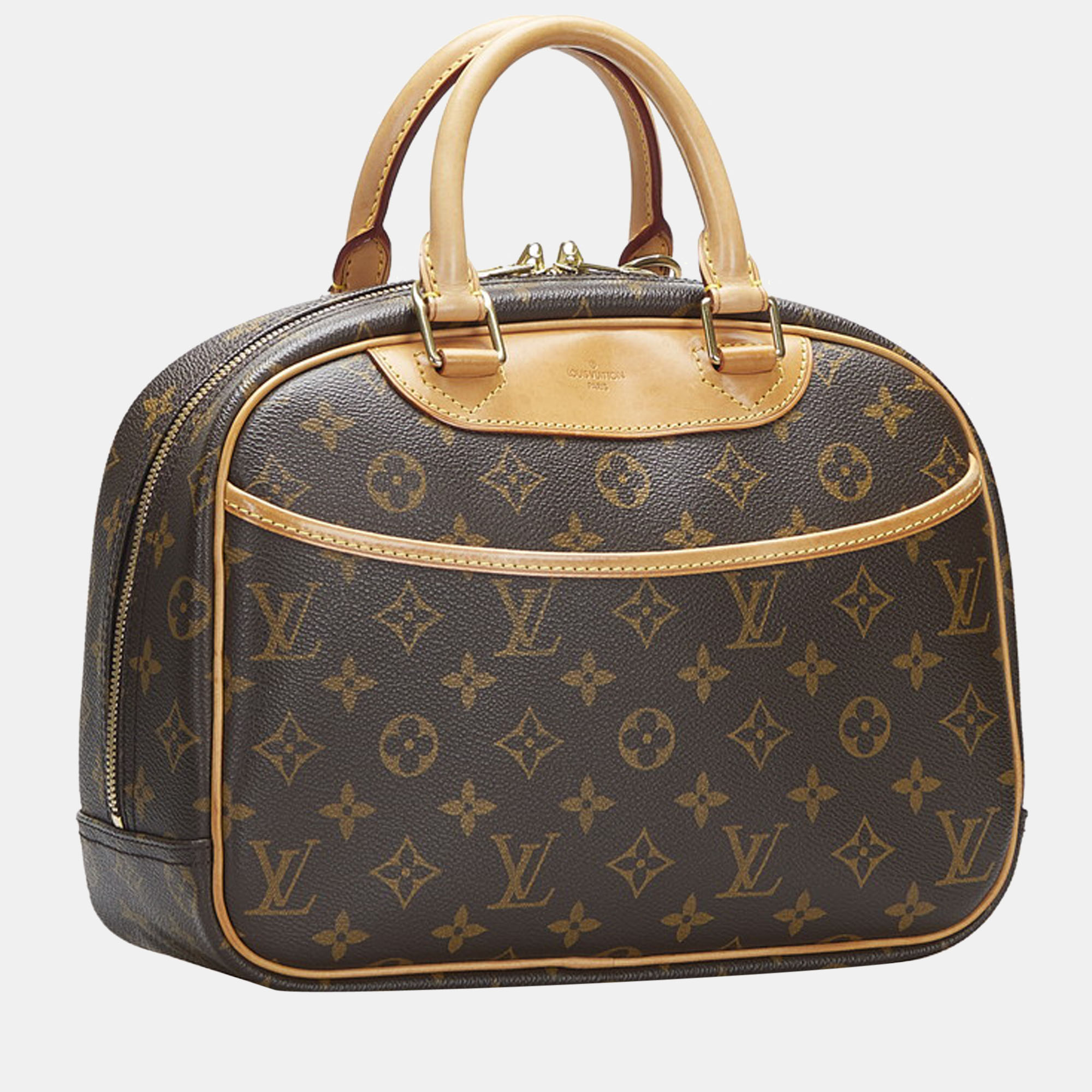 

Louis Vuitton Brown Monogram Canvas Trouville Handbag