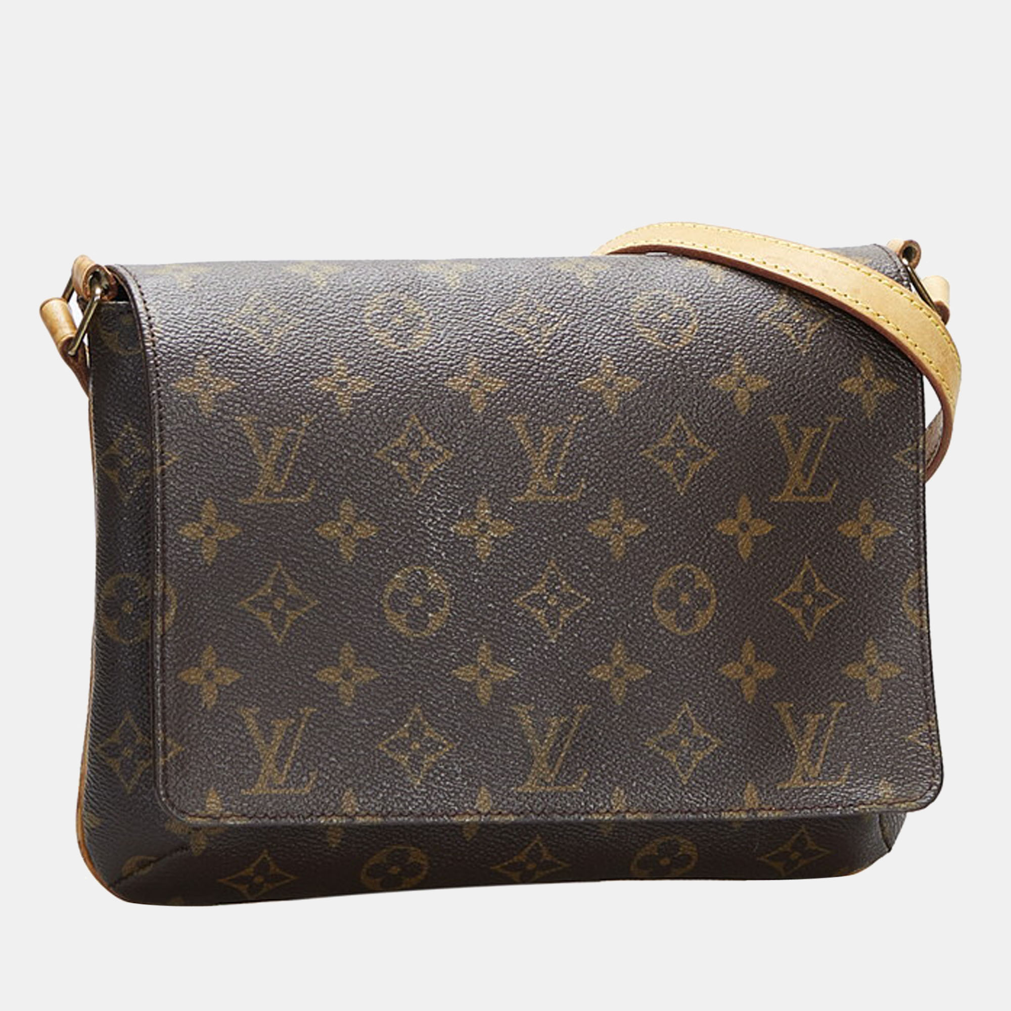 

Louis Vuitton Brown Monogram Musette Tango Long Strap Canvas Crossbody Bag