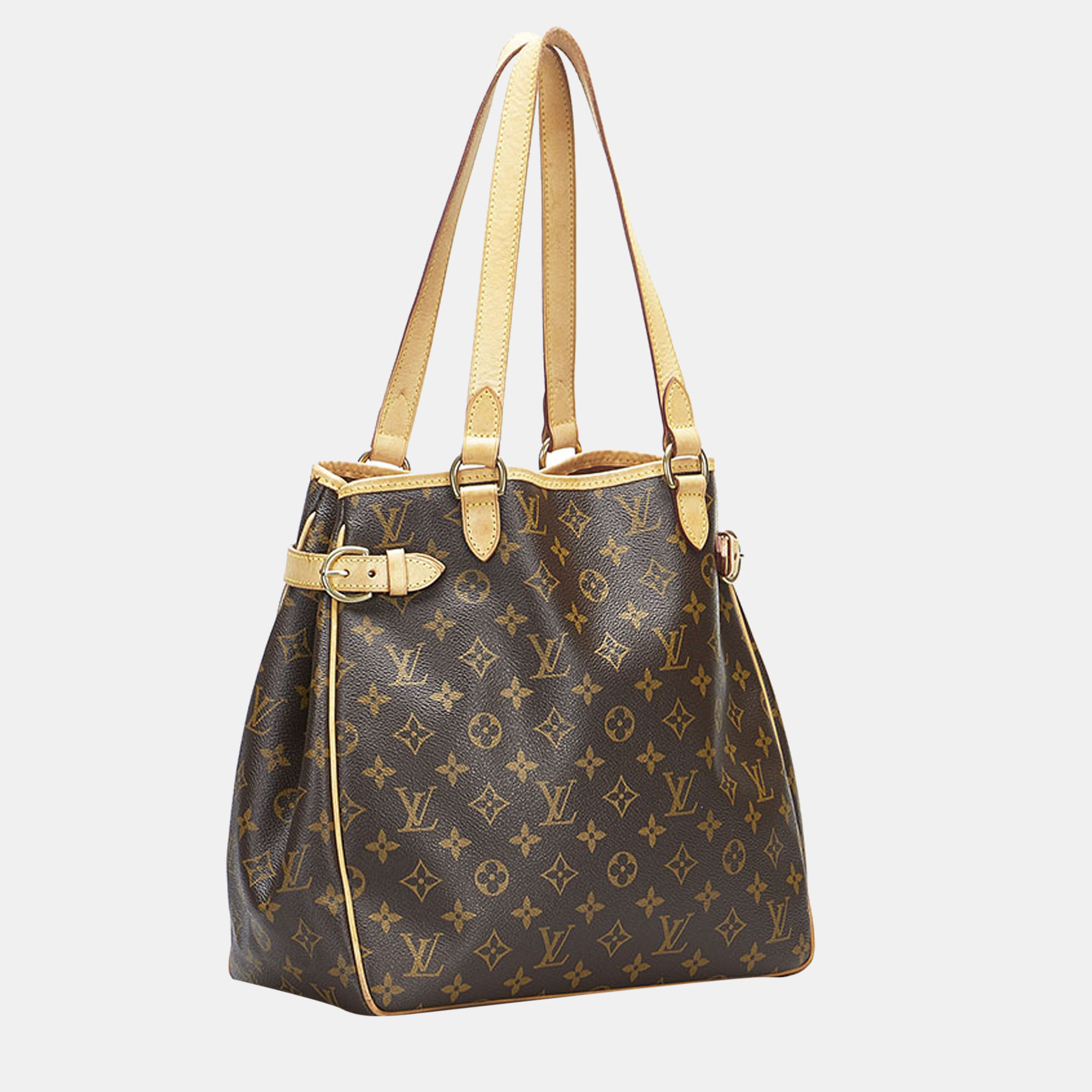 

Louis Vuitton Brown Monogram Batignolles Vertical Canvas Tote Bag