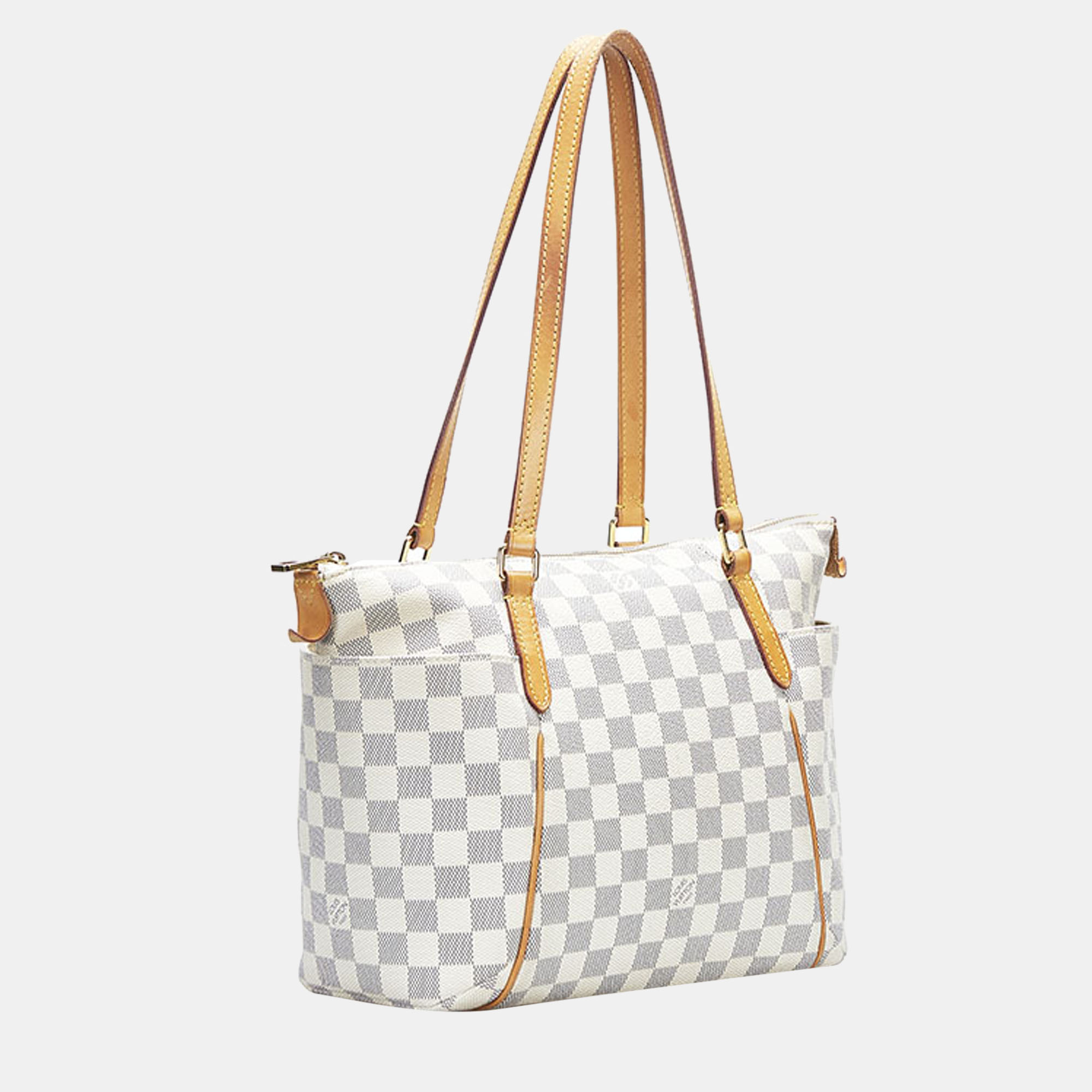 

Louis Vuitton White Damier Azur Canvas Totally PM Tote Bag, Blue