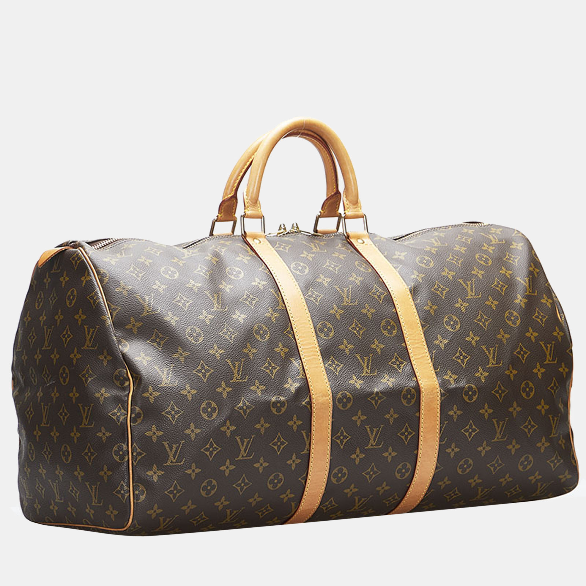 

Louis Vuitton Brown Monogram Keepall 55 Canvas Travel Bag
