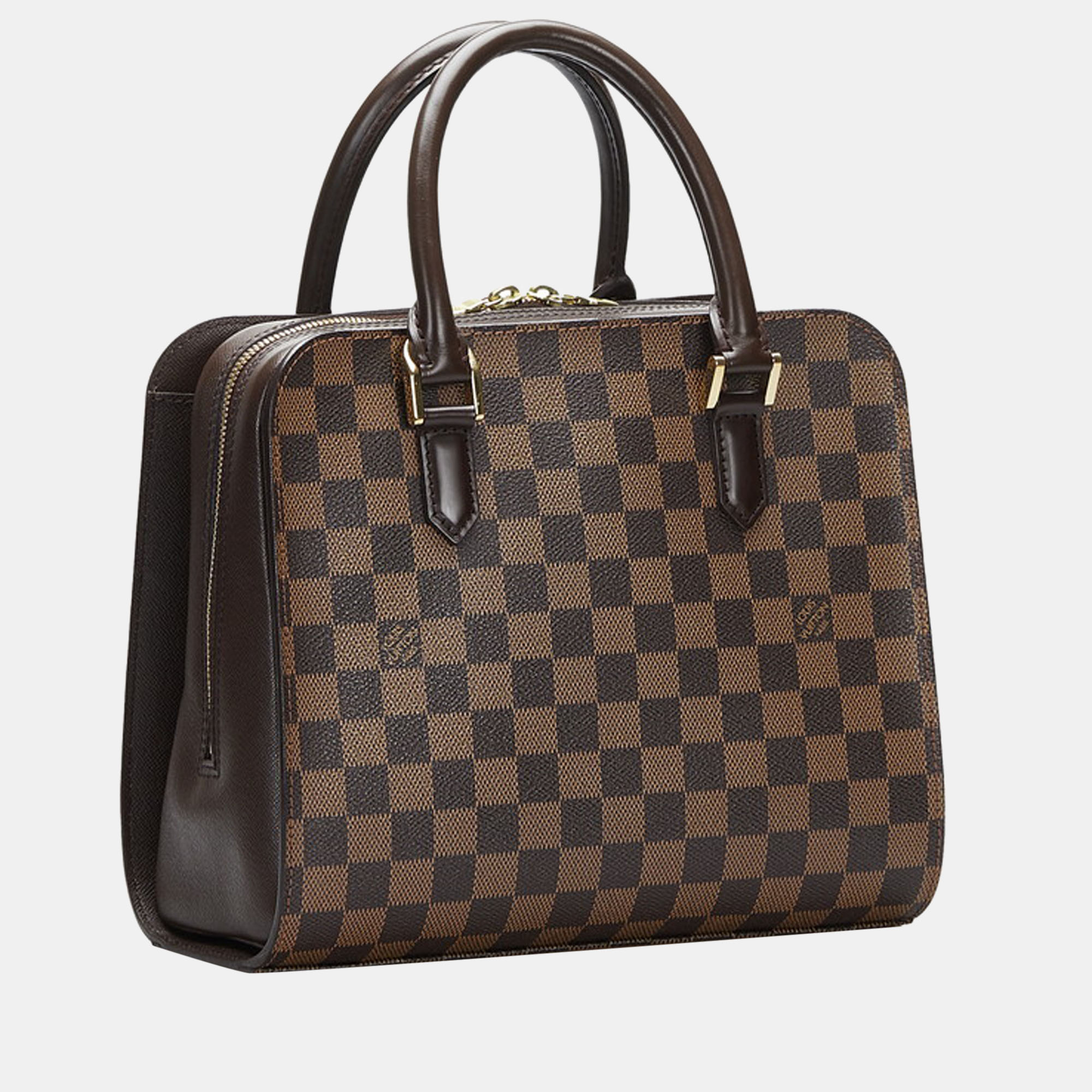 

Louis Vuitton Brown Damier Ebene Canvas Triana Handbag