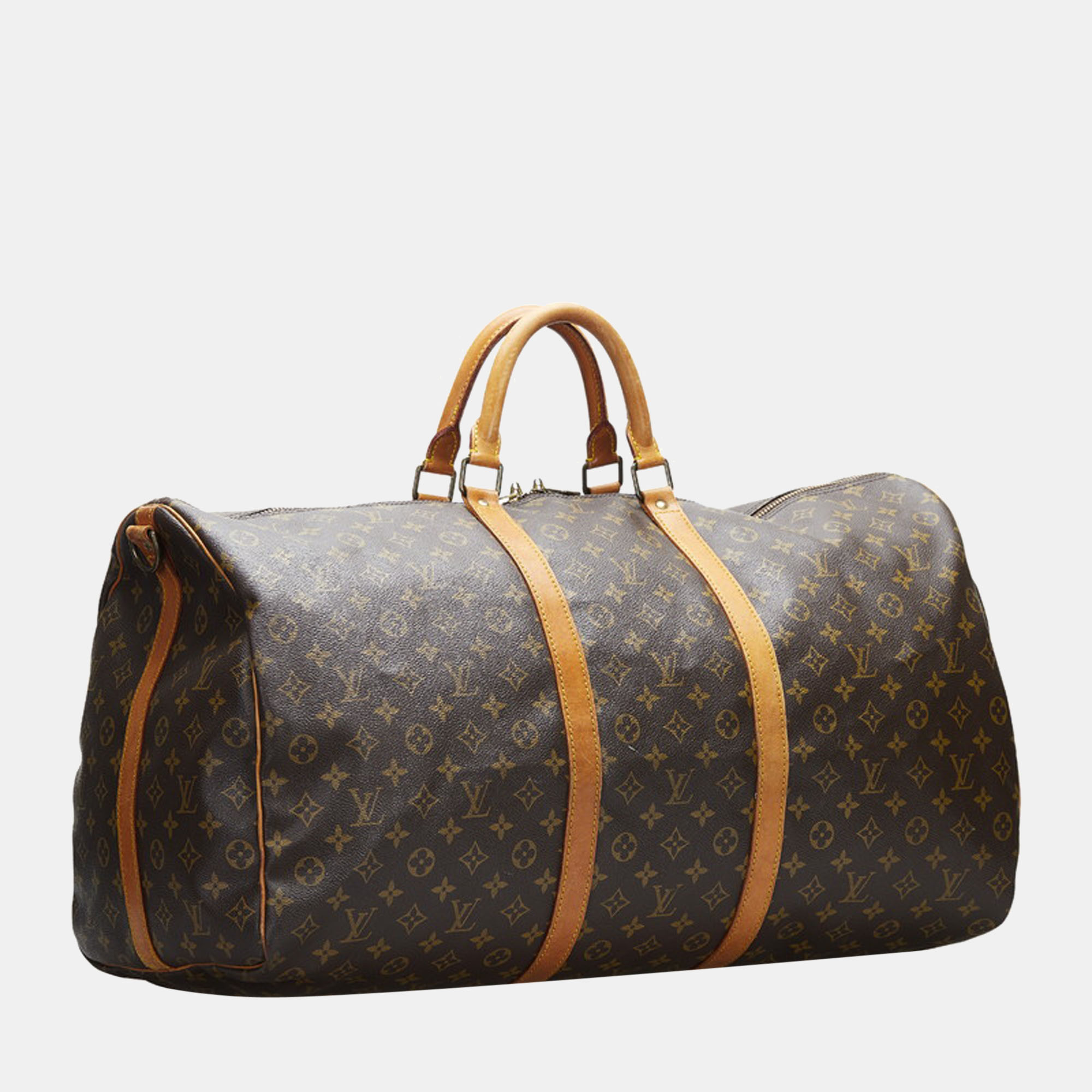 

Louis Vuitton Brown Monogram Canvas Keepall Bandouliere 60 Travel Bag